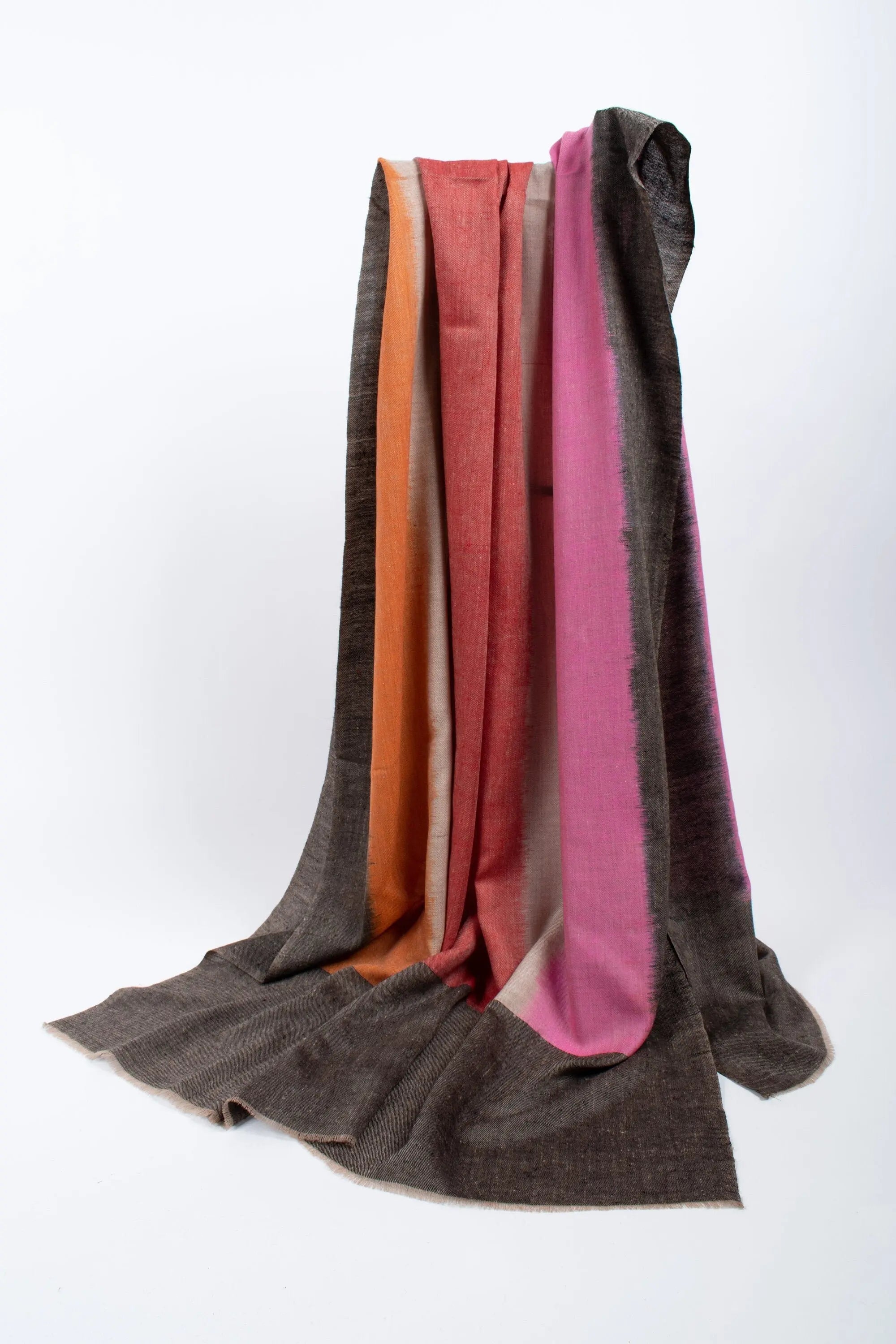 Modern Shawls, Fine Cashmere Scarves, Ekat Wraps, Boho Clothing, Soft Shawls, Winter Pashmina, 40x80" - RAPIDS Shahkaar