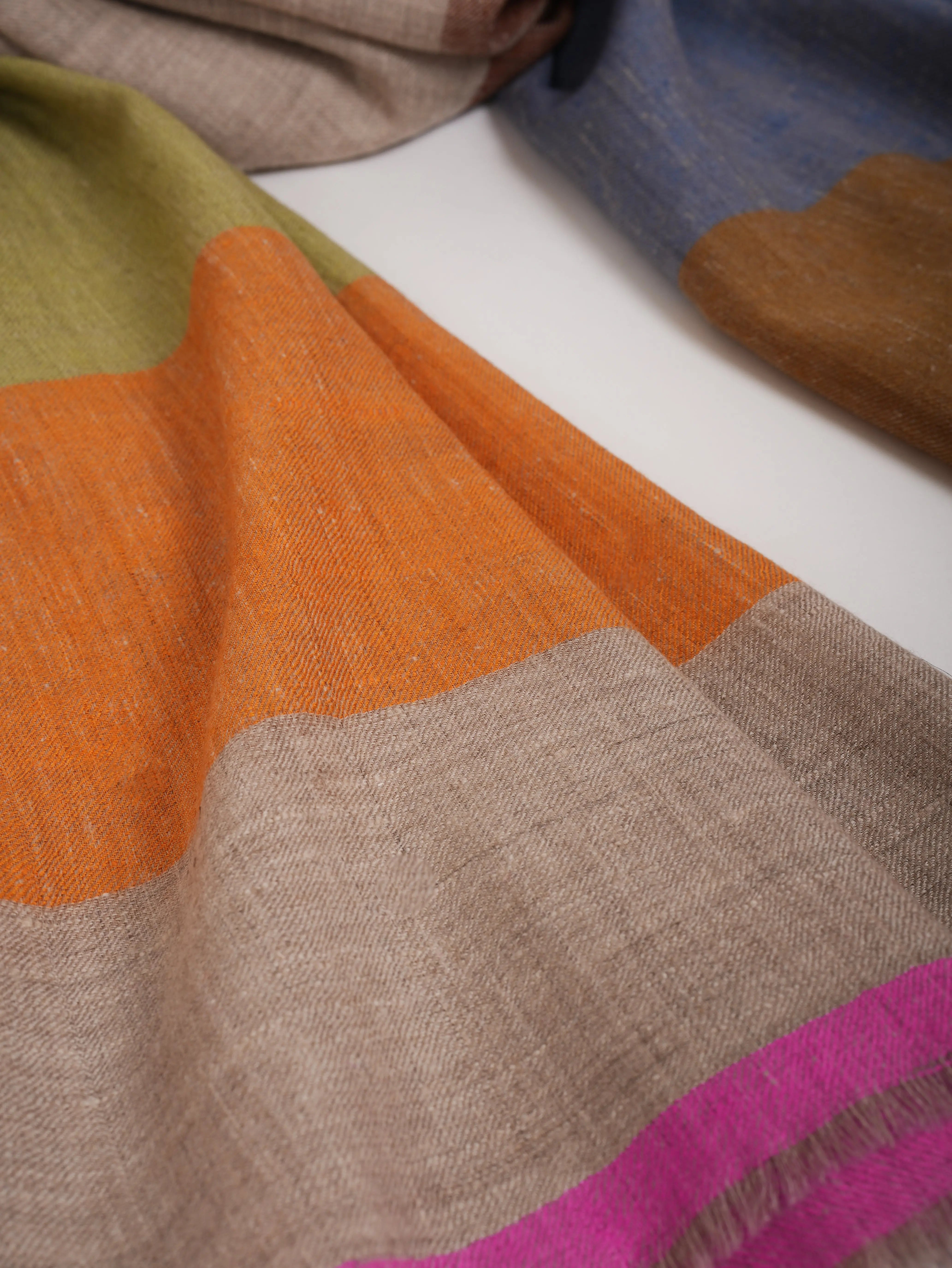 Modern Stripe Cashmere Pashmina Stole Shahkaar