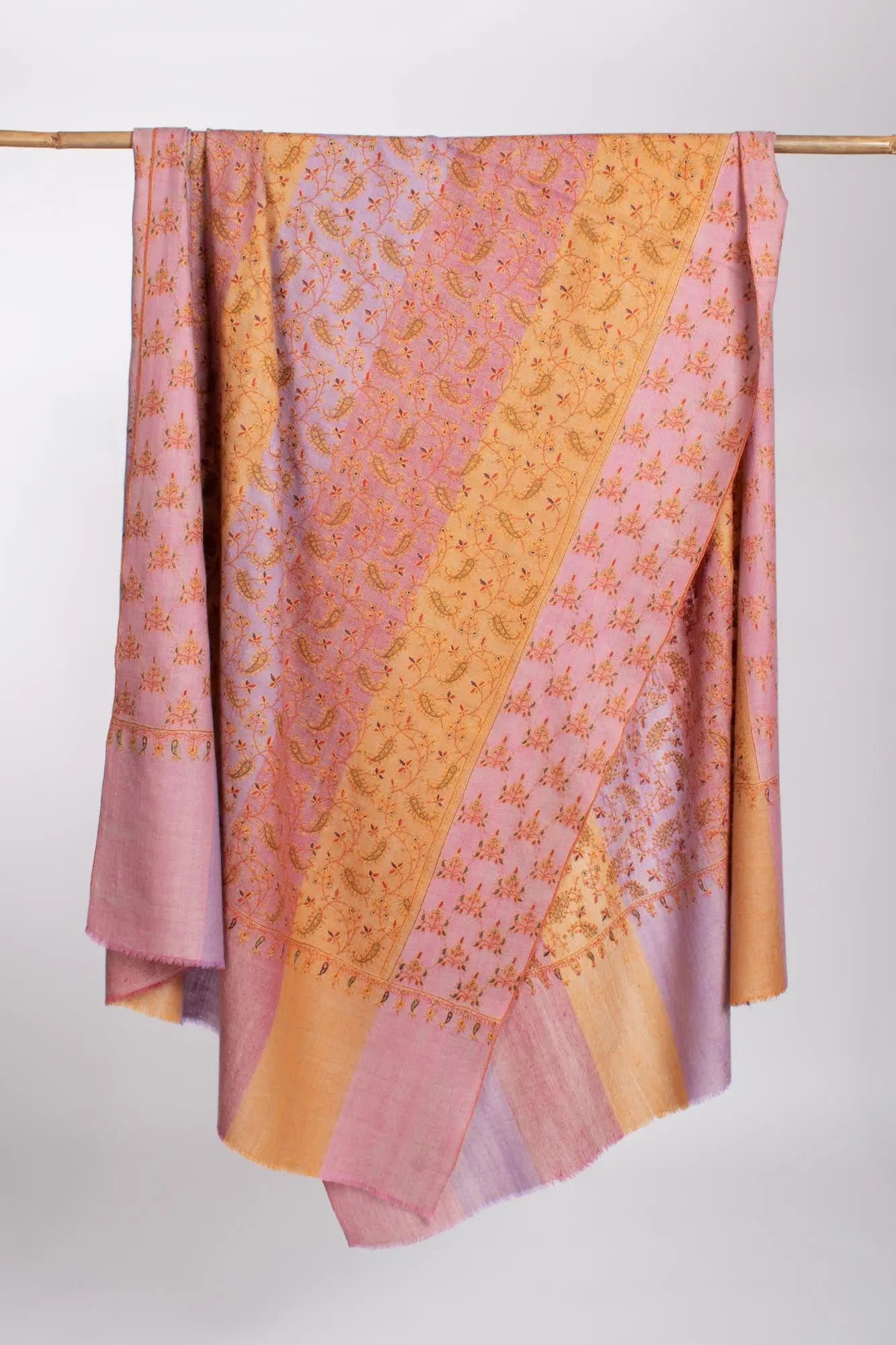 Multi Color Women's Cashmere Shawl - KESWICK Shahkaar