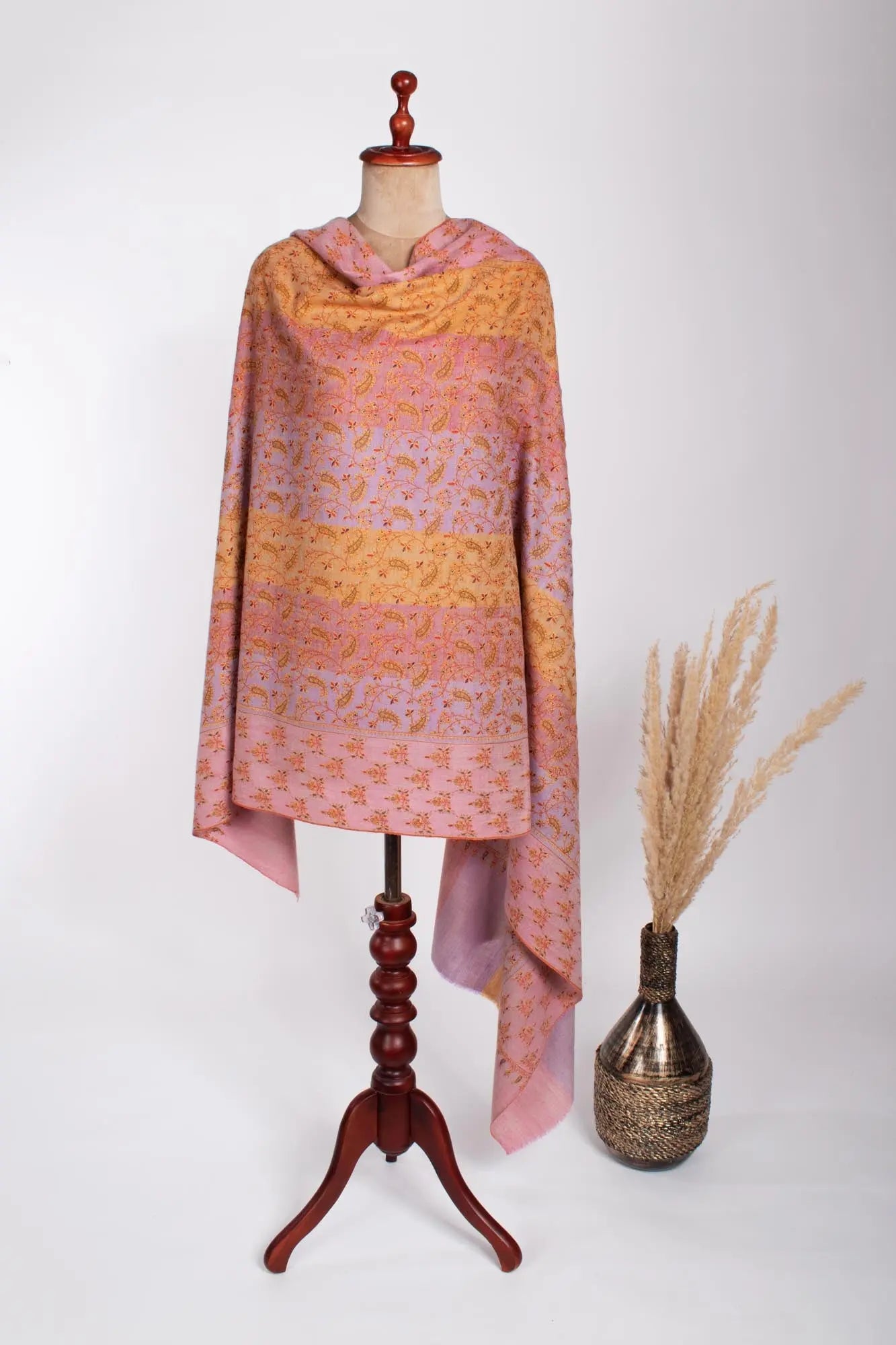 Multi Color Women's Cashmere Shawl - KESWICK Shahkaar