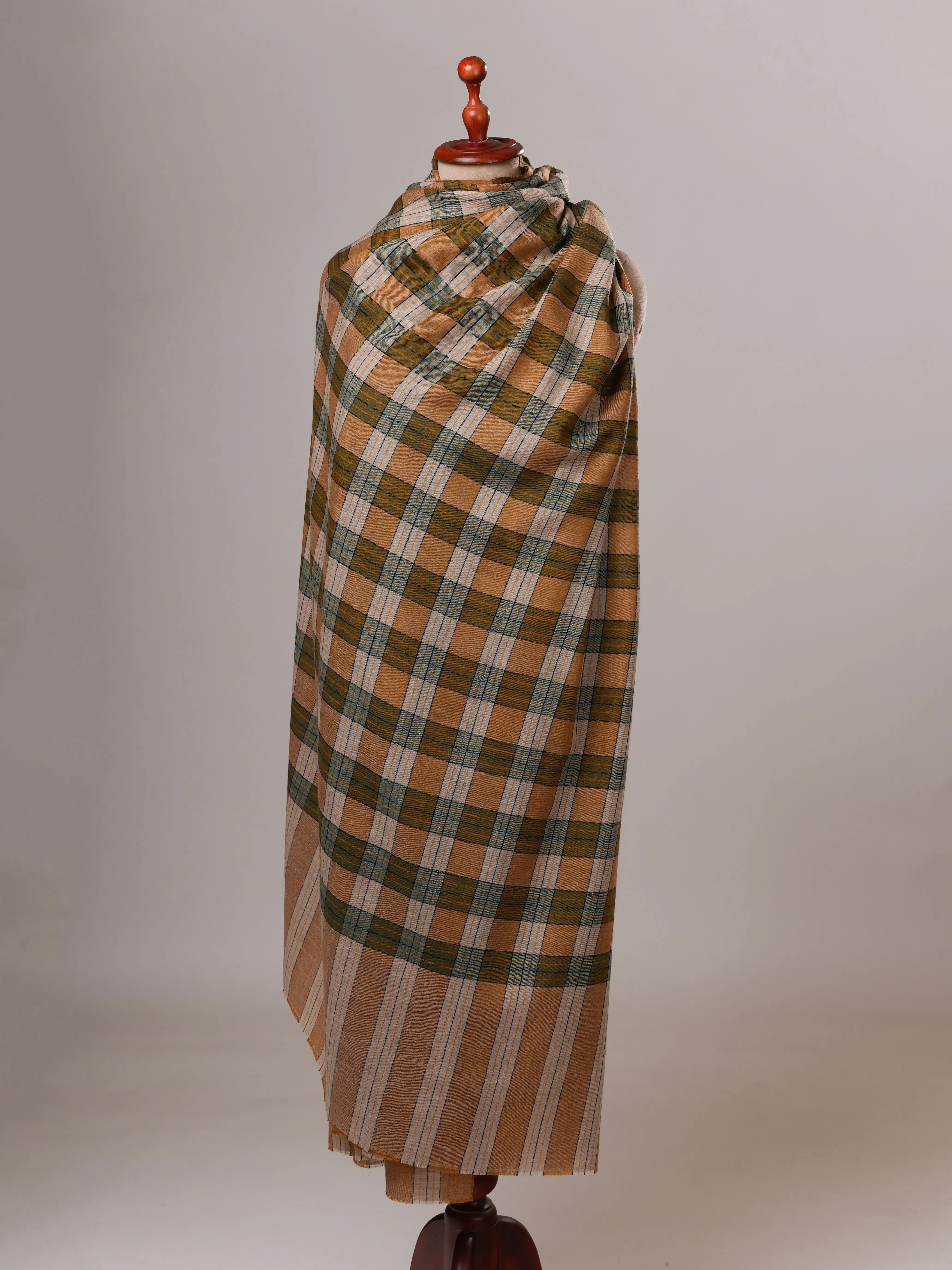 Oversized Featherlight Handwoven Kashmiri Pashmina Shawl Shahkaar