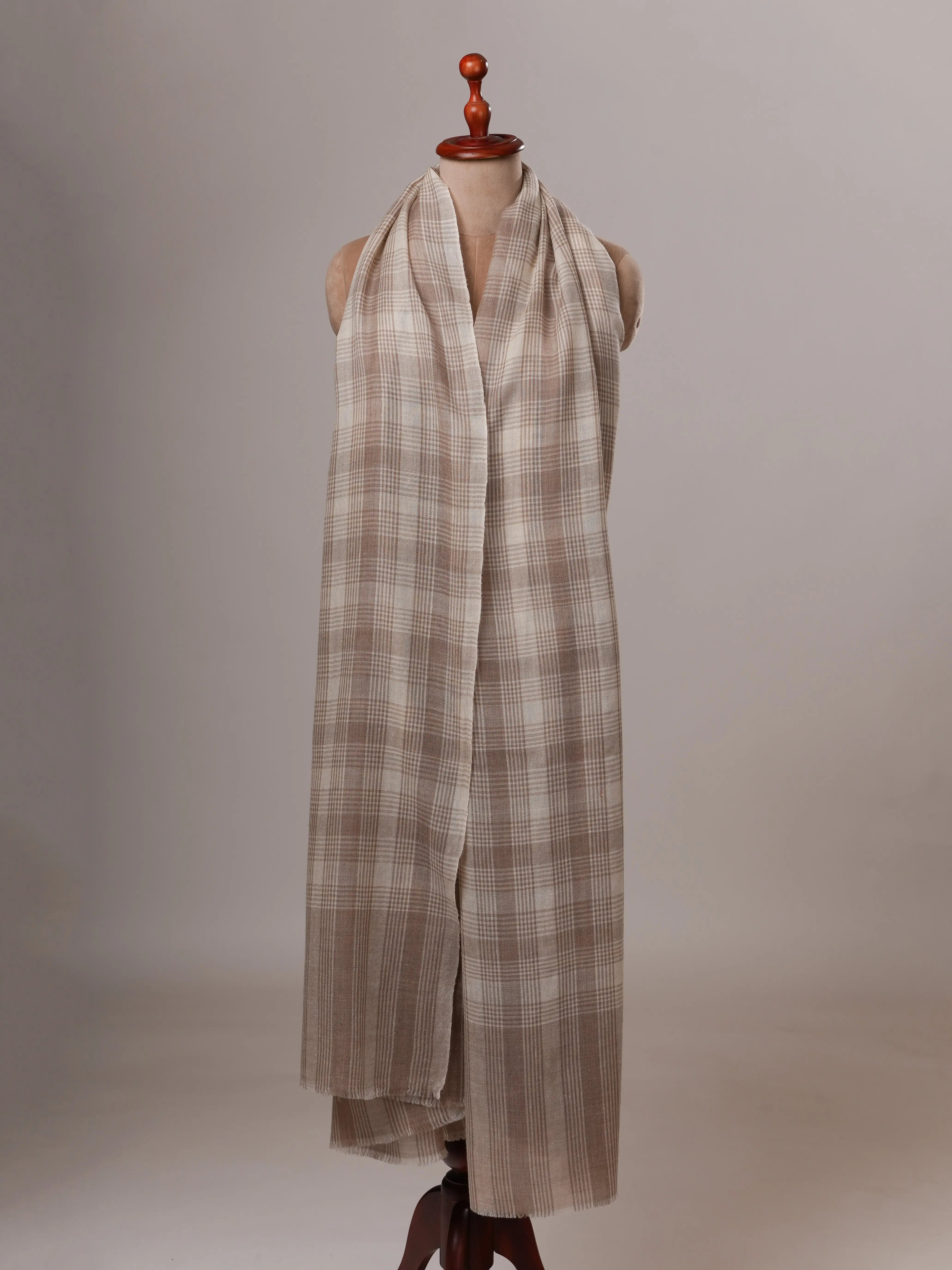 Oversized Featherlight Handwoven Lightweight Pashmina Shawl Shahkaar