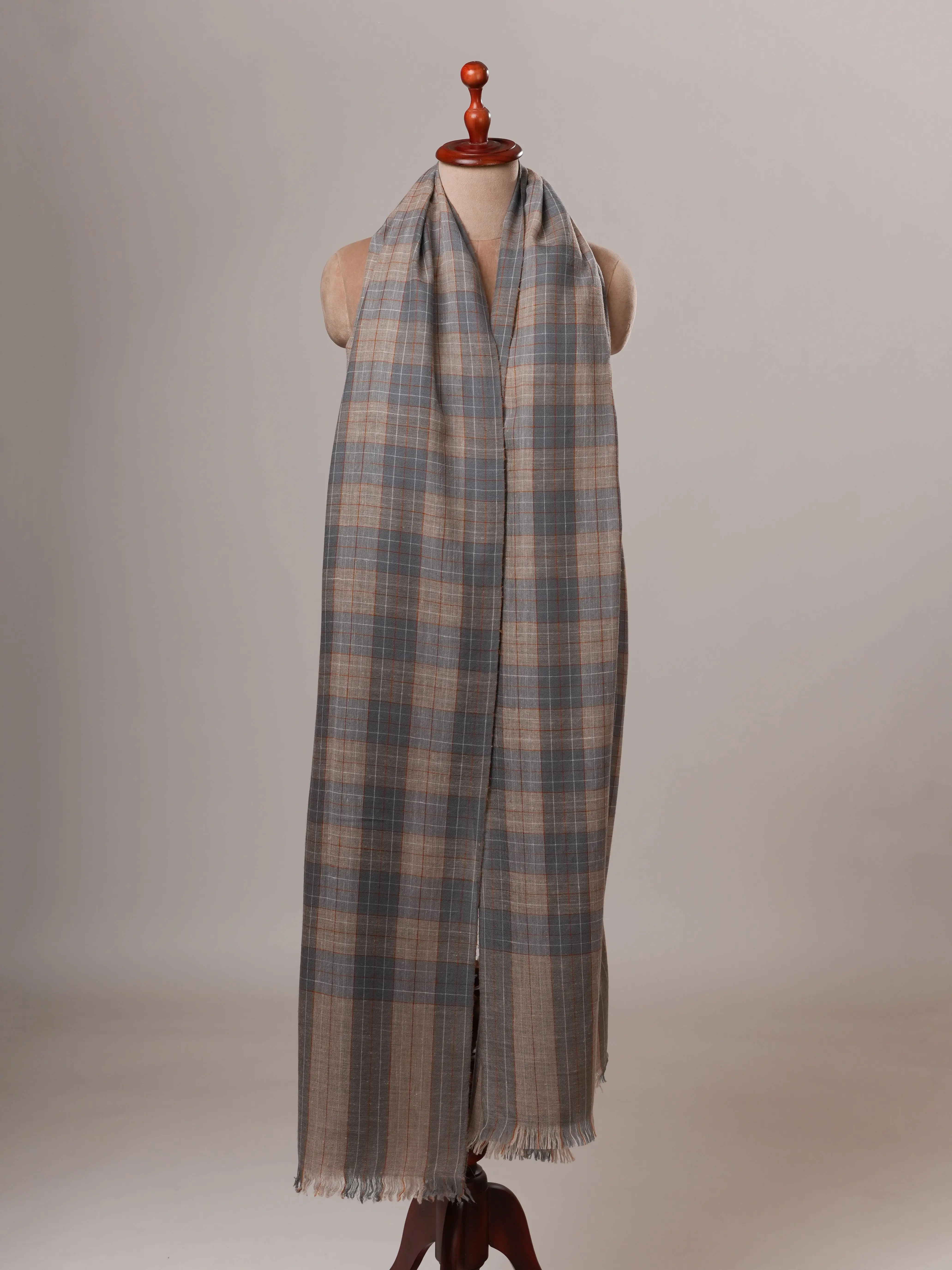 Oversized Handloomed Baby Soft Kashmiri Pashmina Shawl Shahkaar