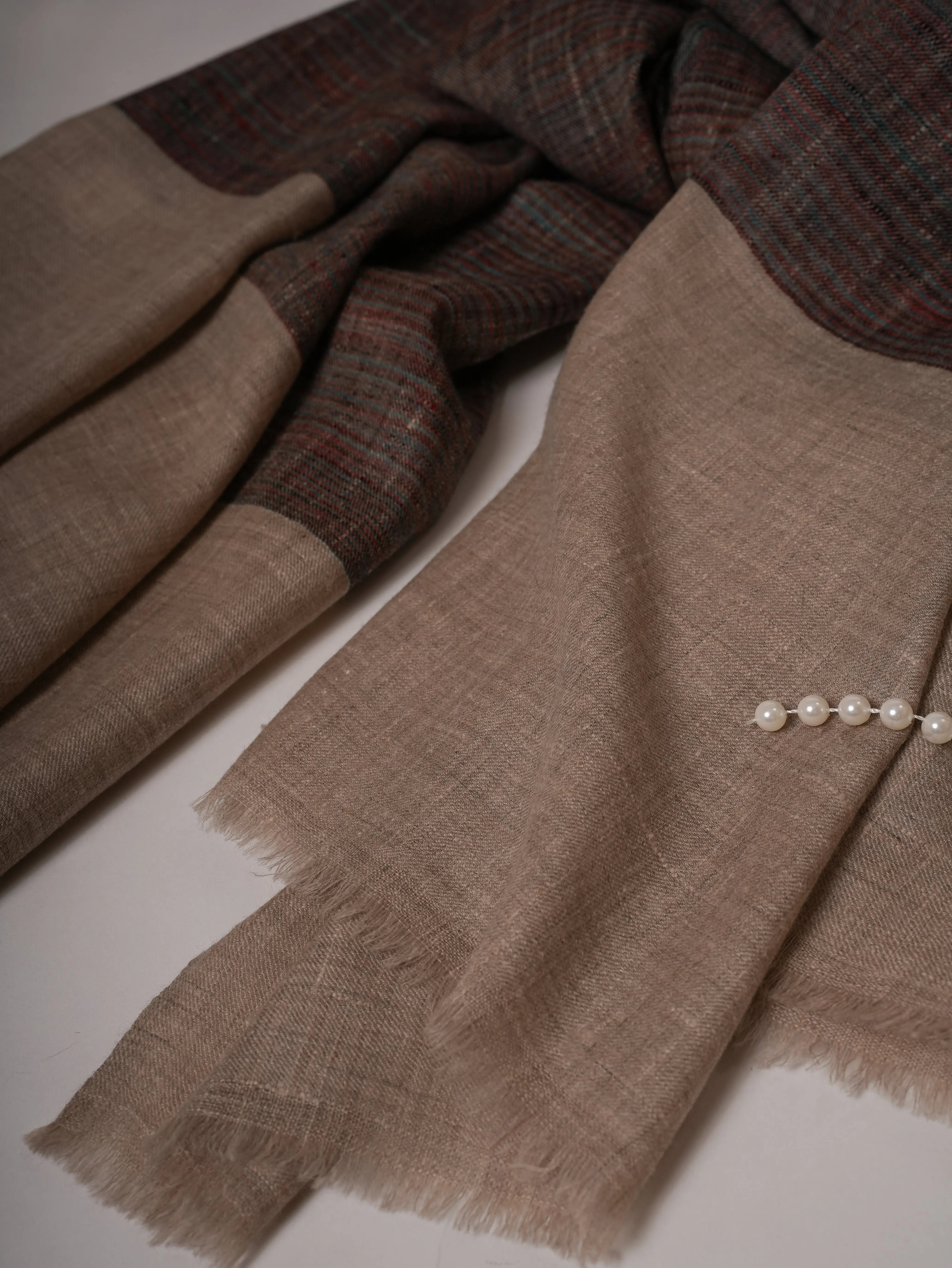 Oversized Handwoven Pure Kashmiri Pashmina Shawl Shahkaar