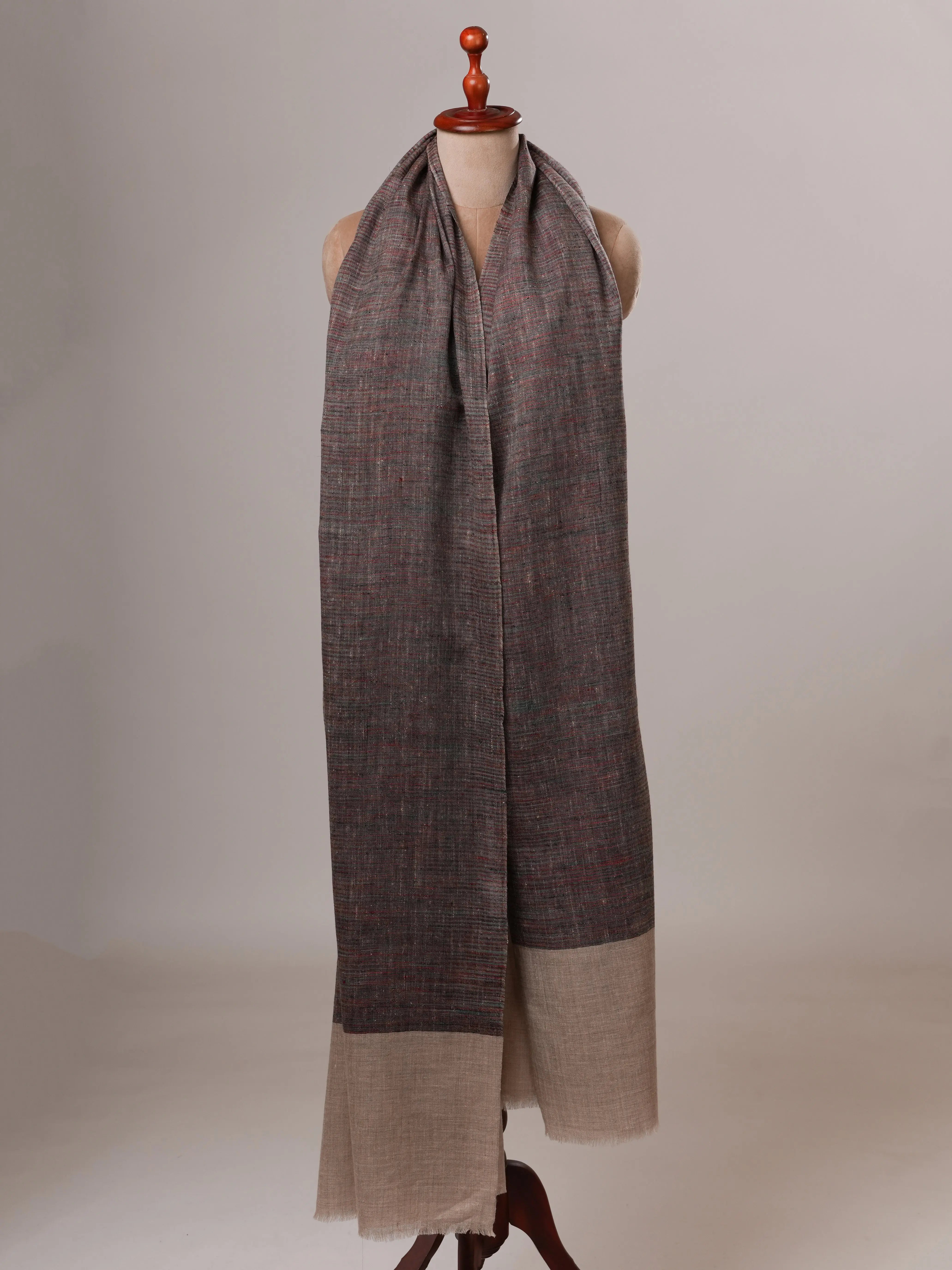 Oversized Handwoven Pure Kashmiri Pashmina Shawl Shahkaar
