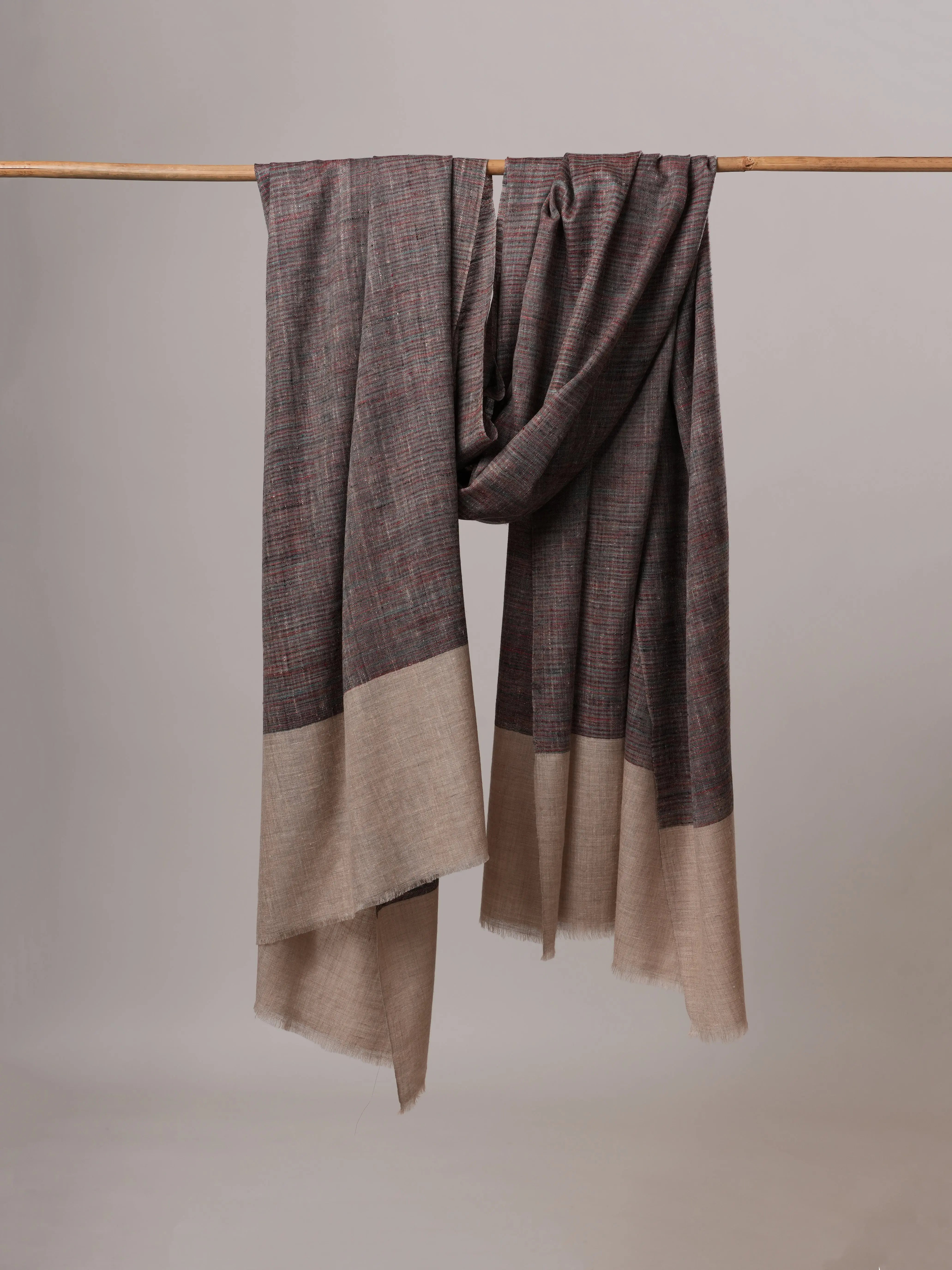 Oversized Handwoven Pure Kashmiri Pashmina Shawl Shahkaar