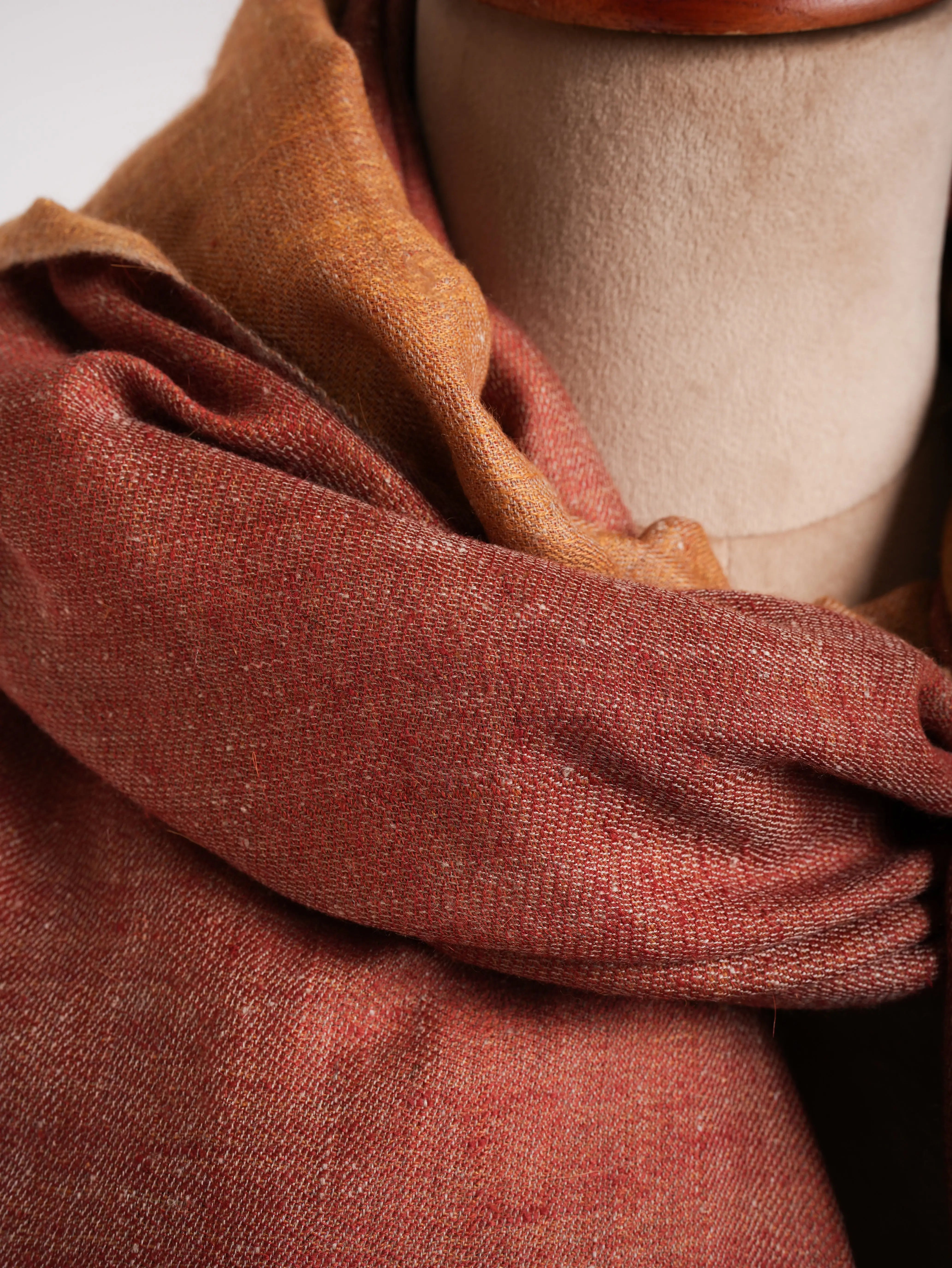 Oversized Rooibos Tea Dual Shade Best Pashmina Wrap Shahkaar