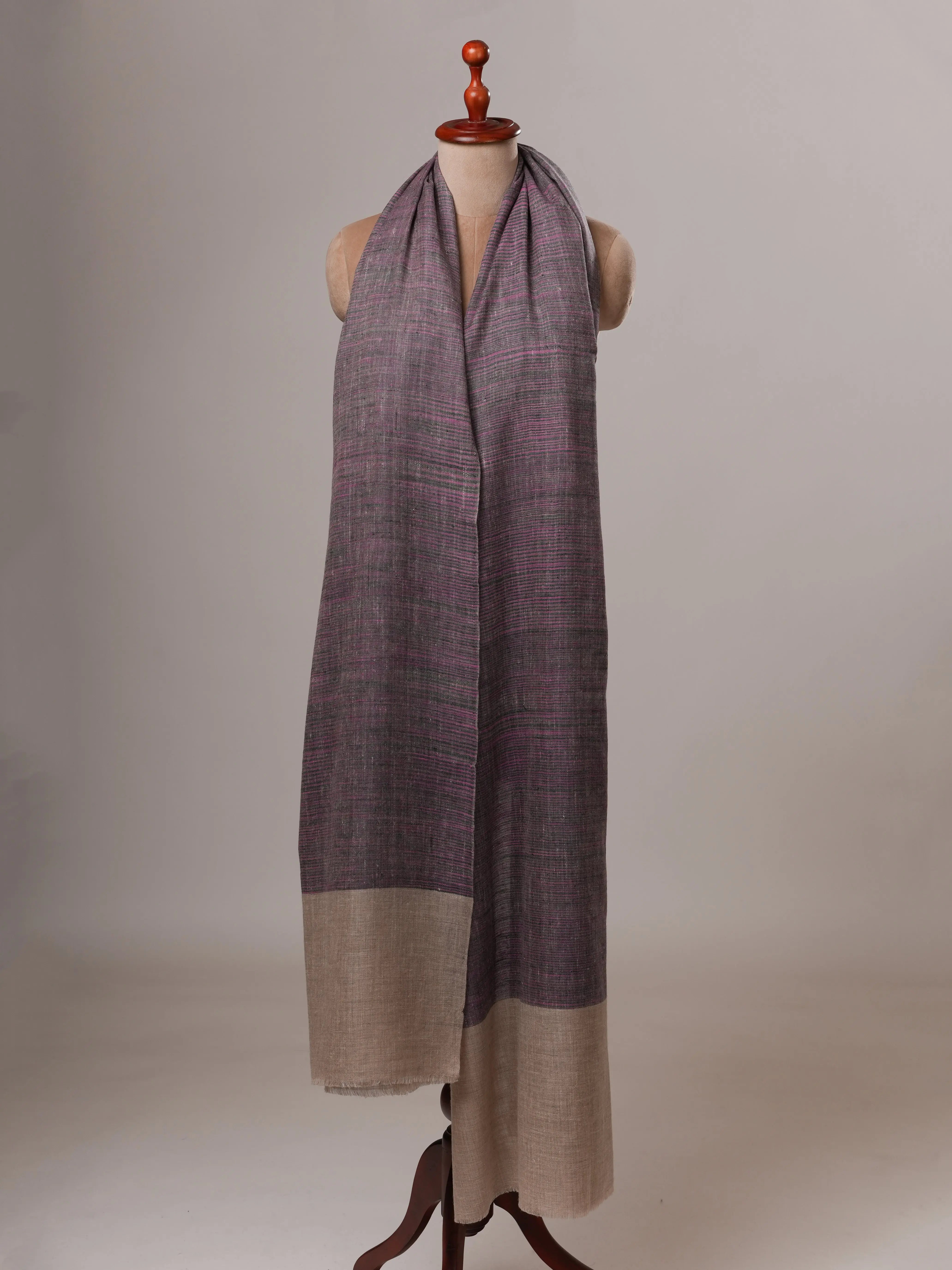 Oversized Soft Handwoven Kashmiri Pashmina Shawl Shahkaar