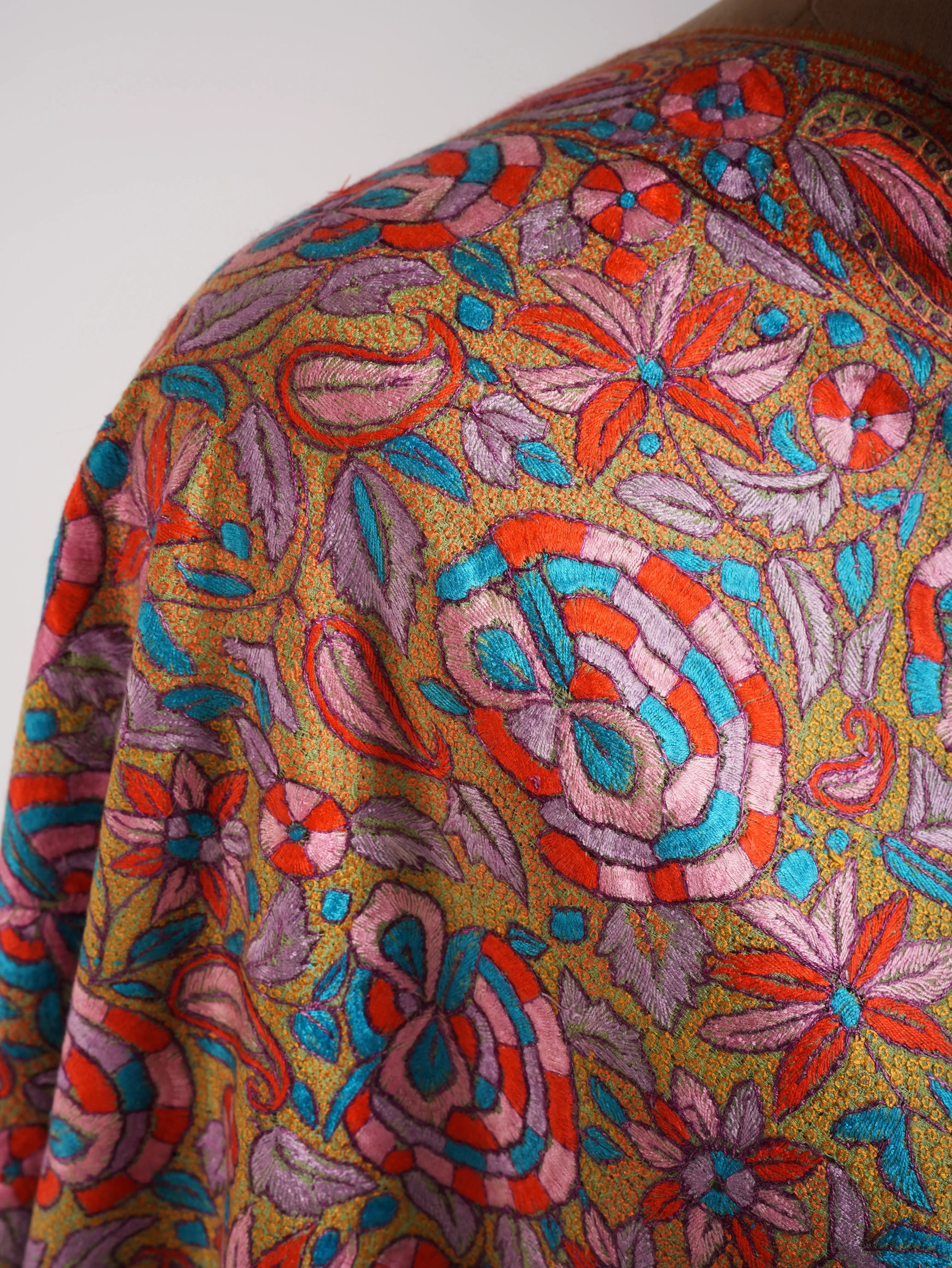 Papermachie Jamavar Handwoven Cashmere Scarf Shahkaar