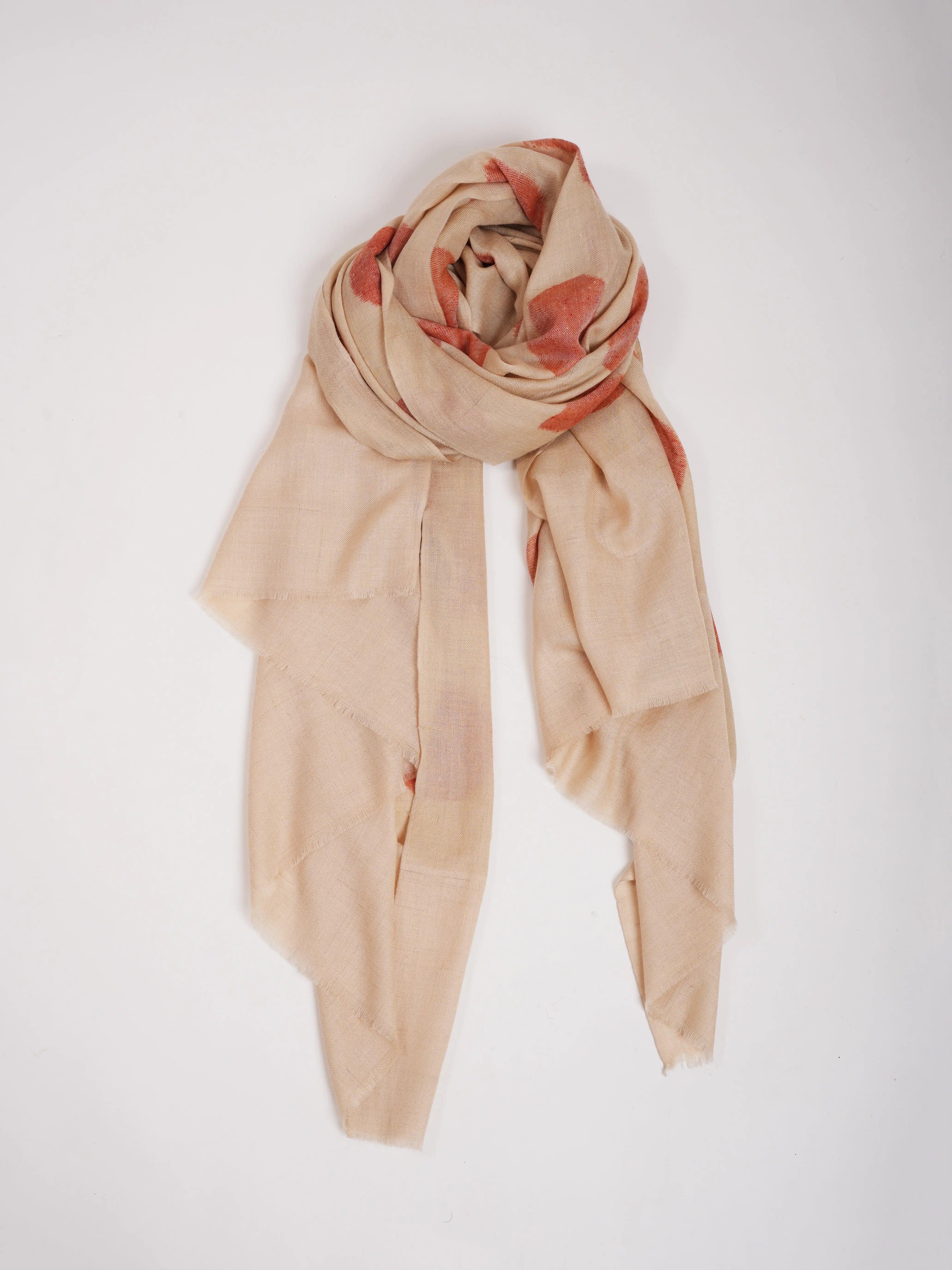 Polka Dots Space Dye Pashmina Wrap Shahkaar