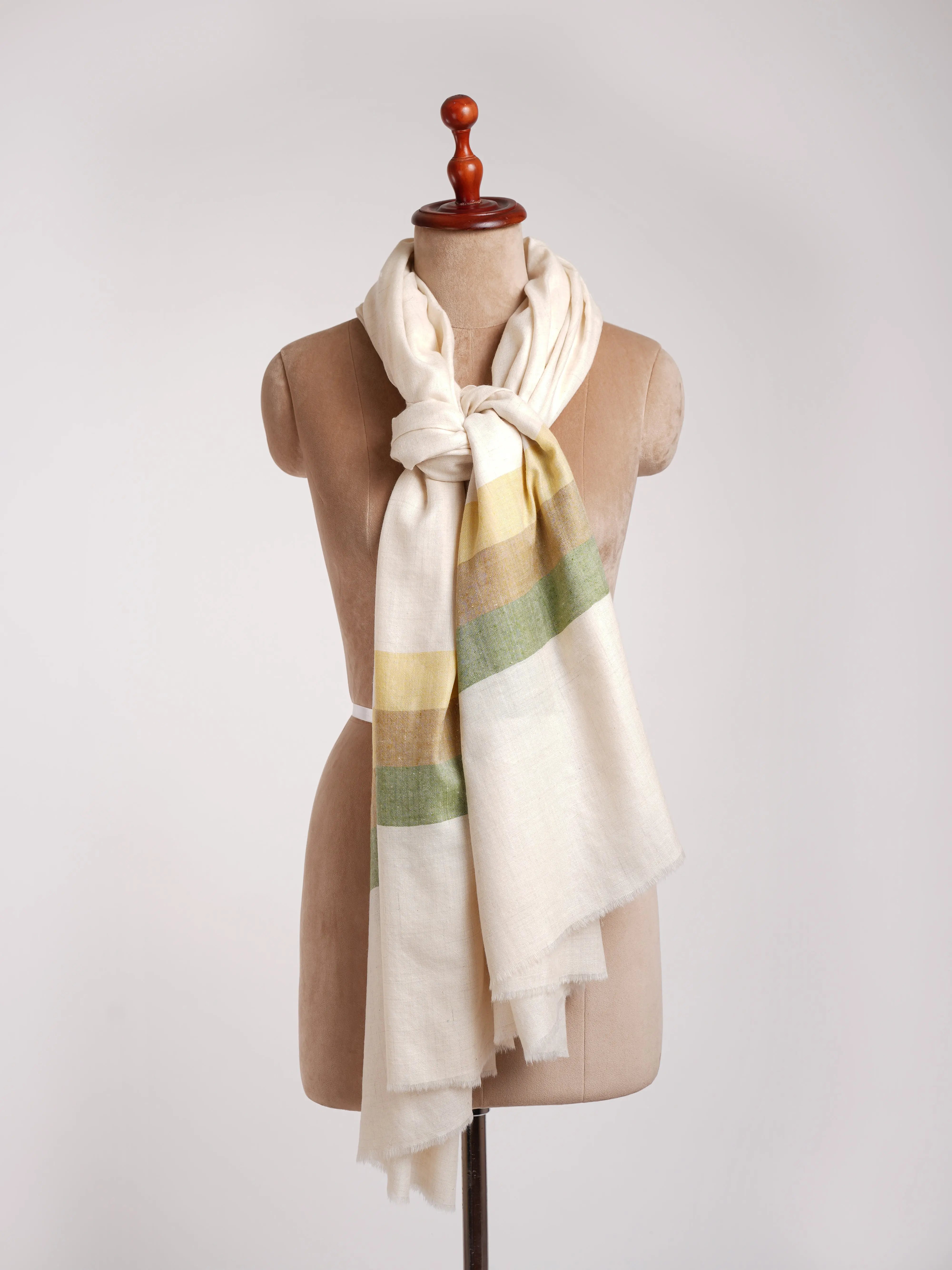 Safari Stripes Indian Pashmina Wrap Shahkaar