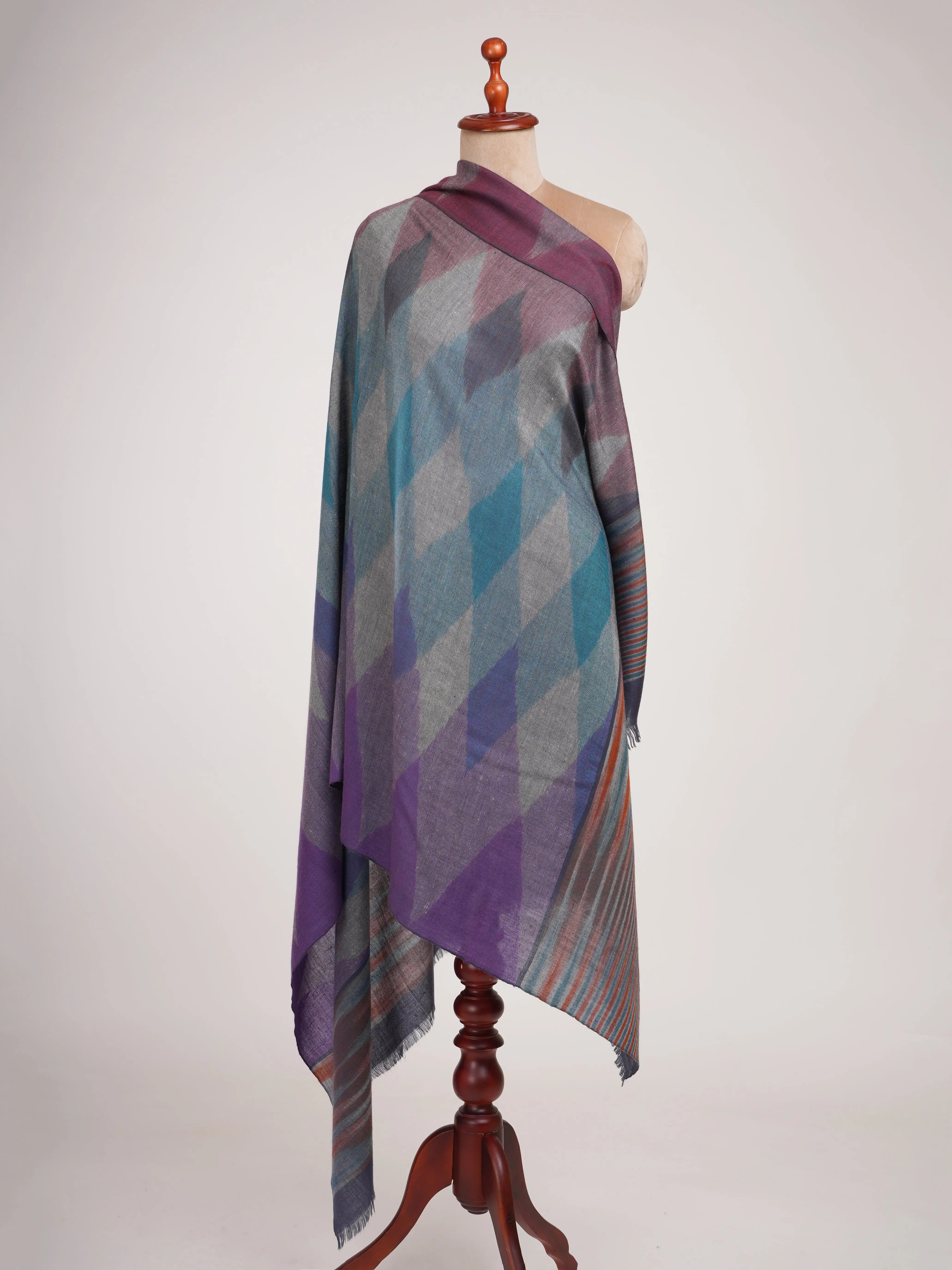 Soft and Lightweight Pure Pashmina Shawl Shahkaar