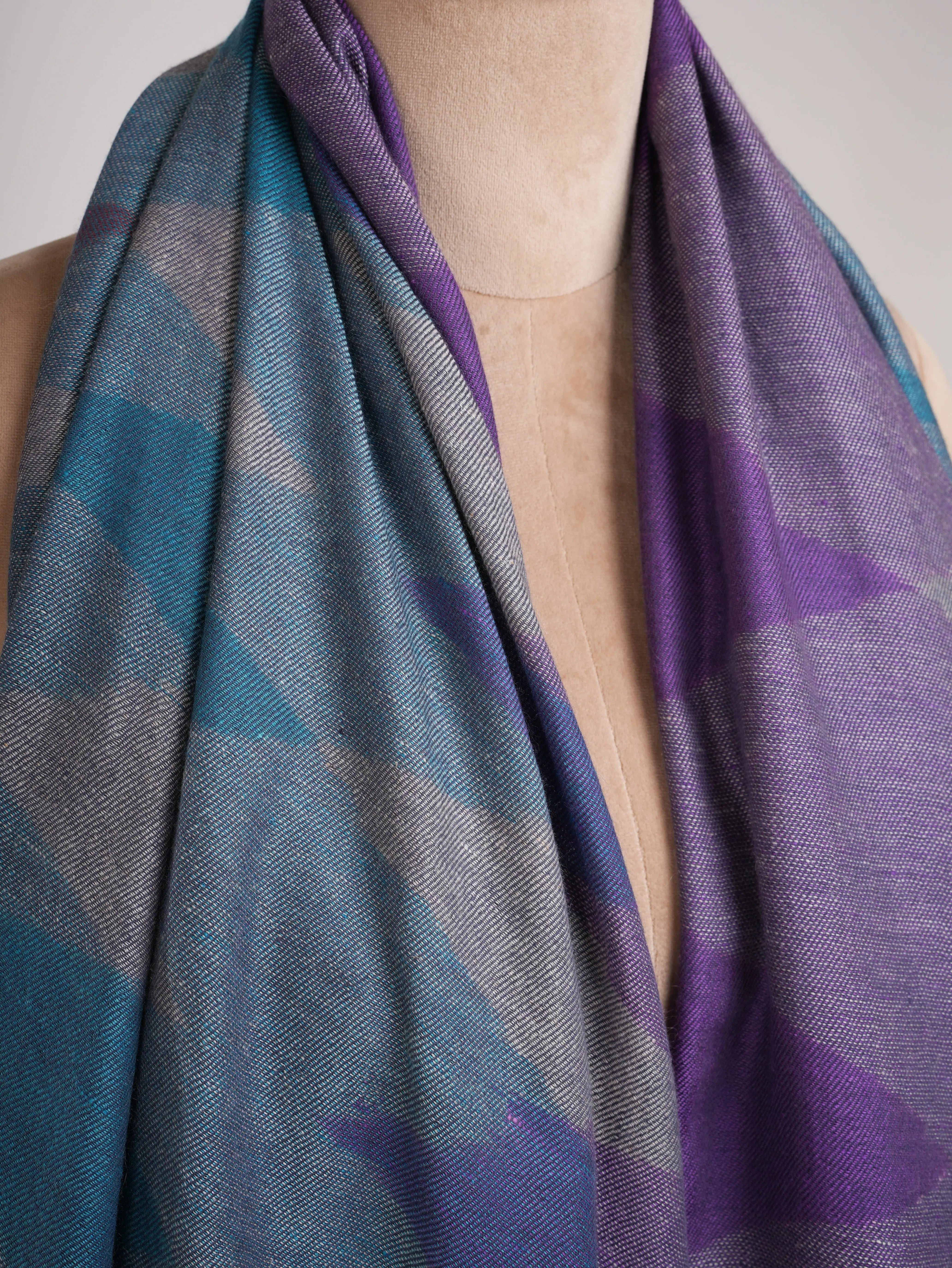 Soft and Lightweight Pure Pashmina Shawl Shahkaar