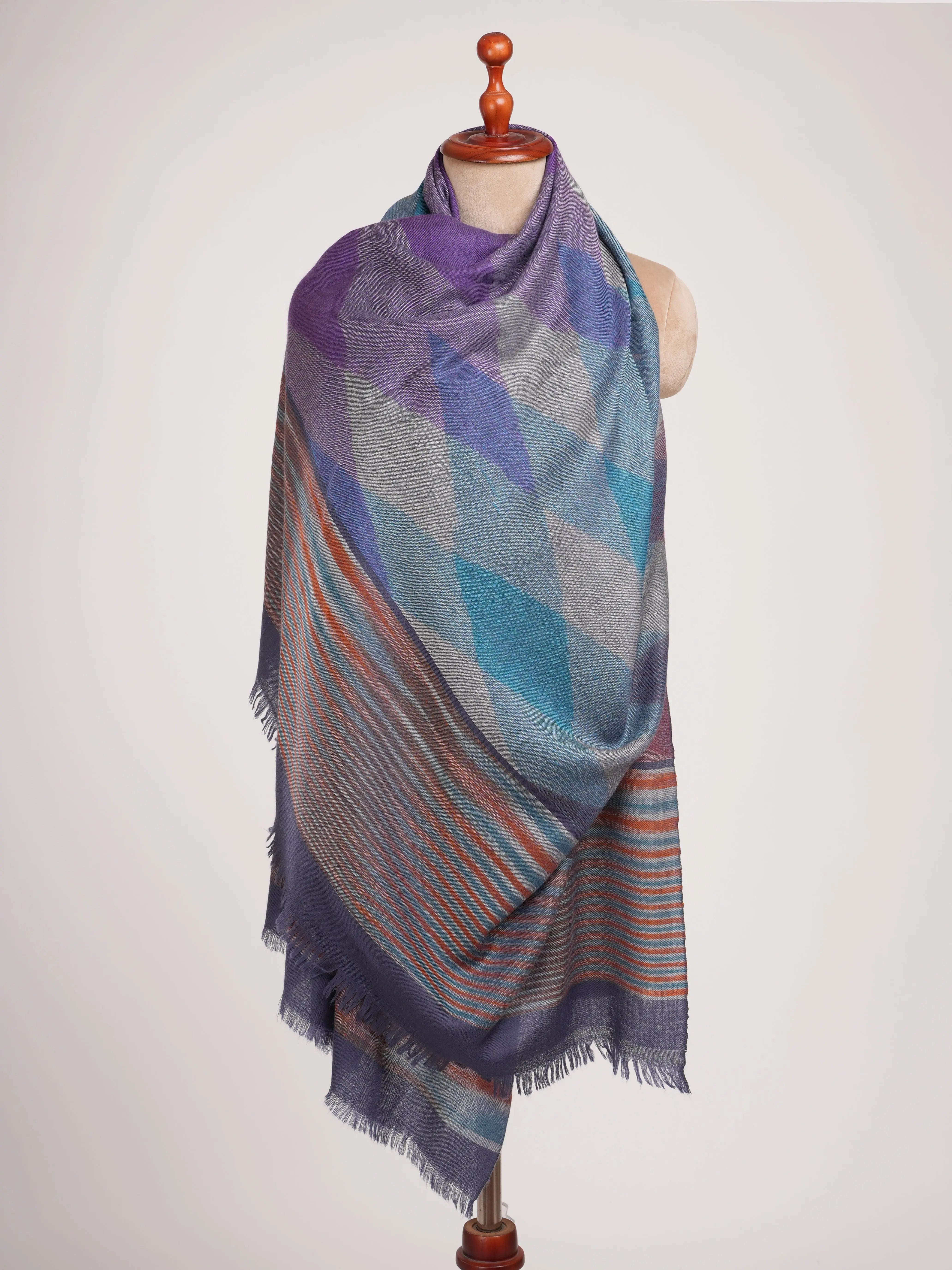 Soft and Lightweight Pure Pashmina Shawl Shahkaar