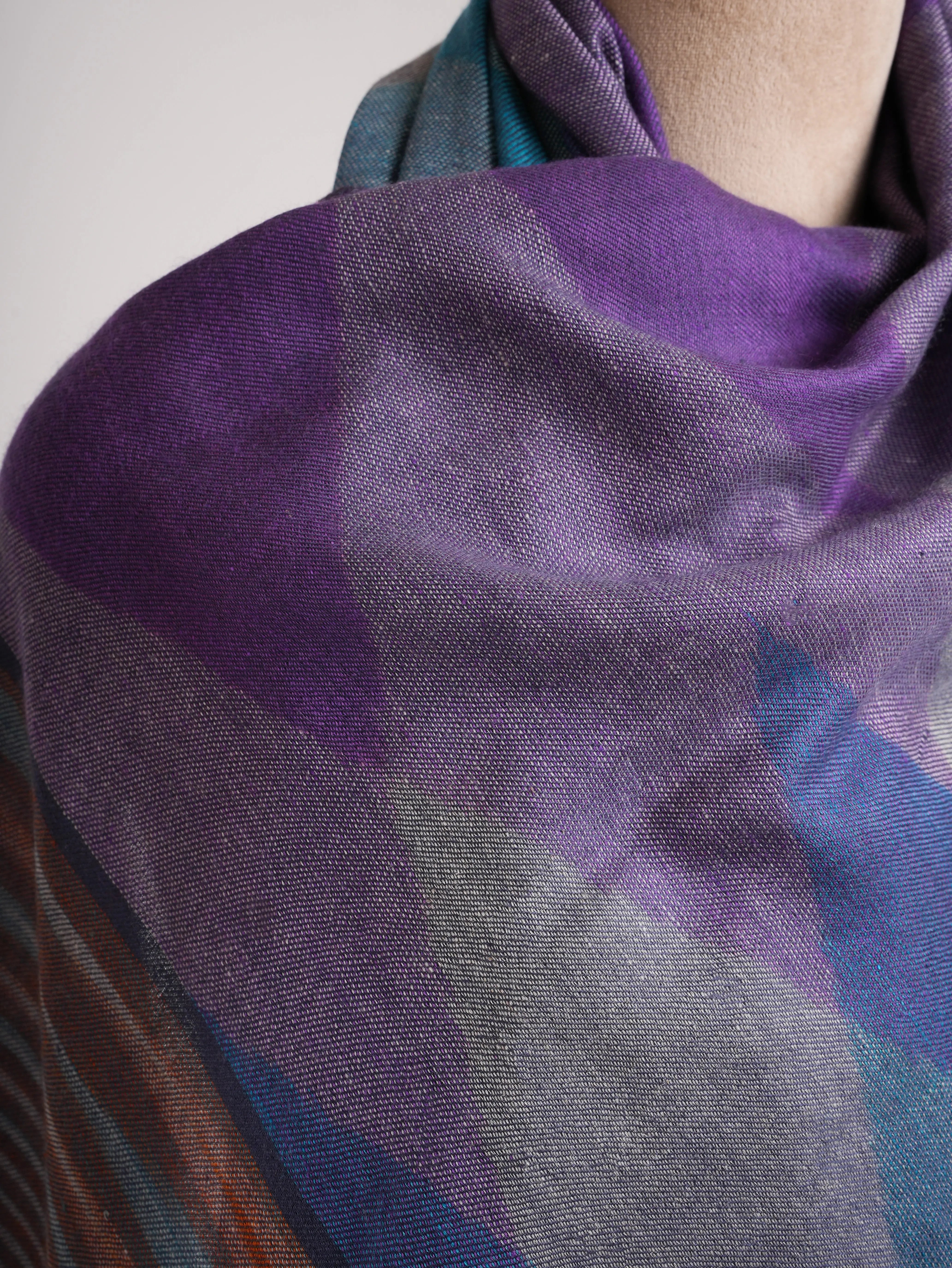 Soft and Lightweight Pure Pashmina Shawl Shahkaar