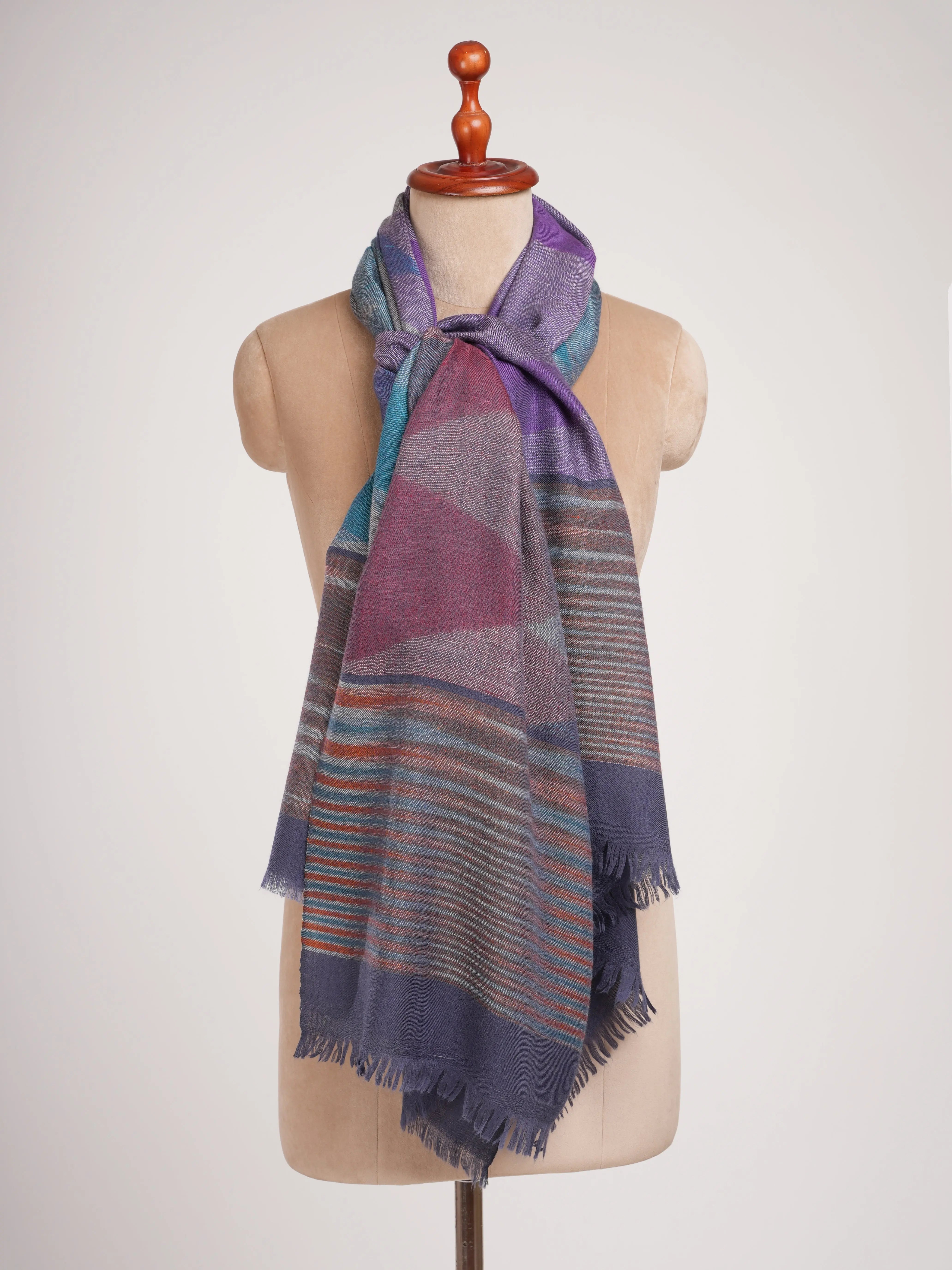 Soft and Lightweight Pure Pashmina Shawl Shahkaar