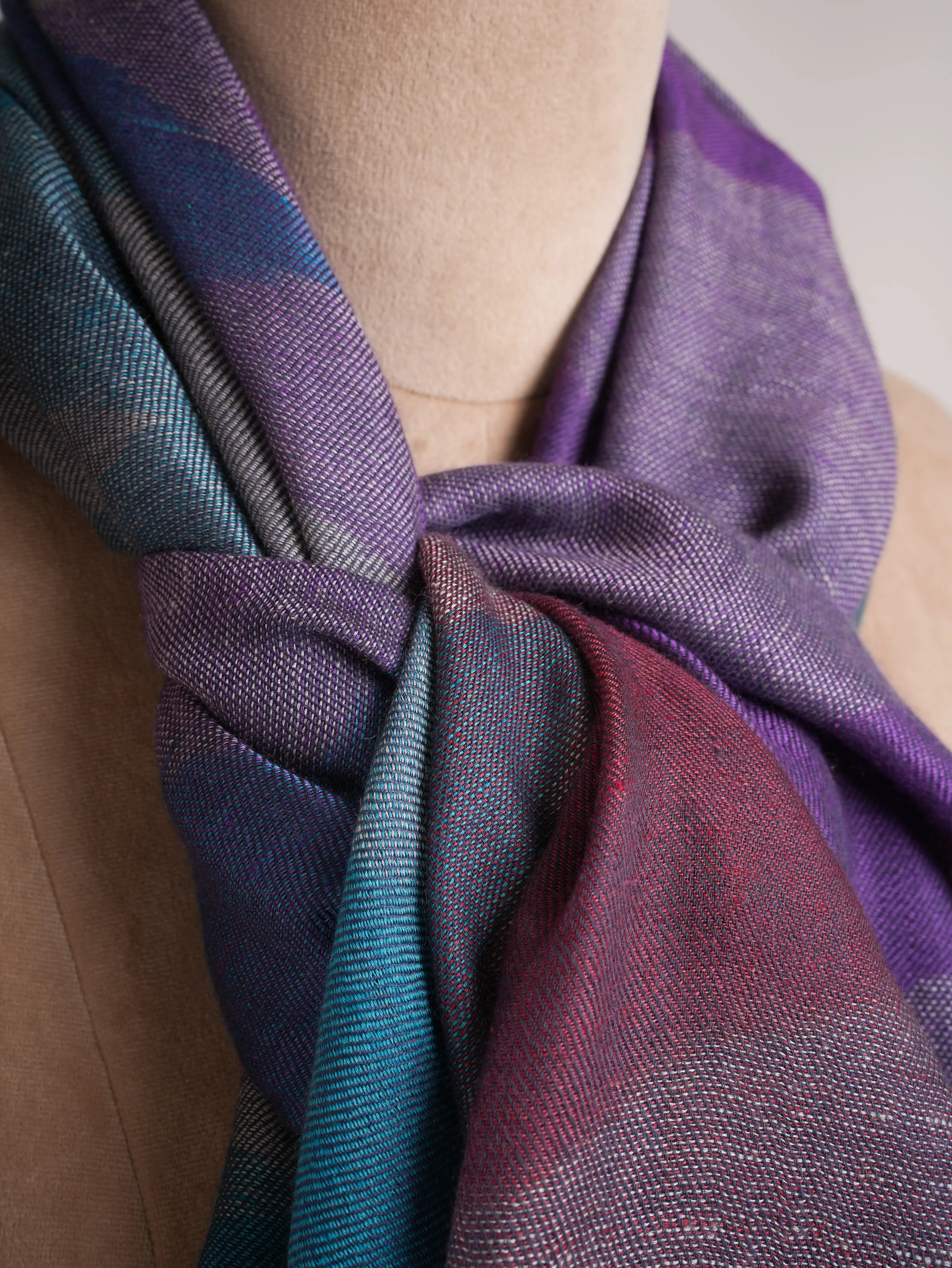 Soft and Lightweight Pure Pashmina Shawl Shahkaar