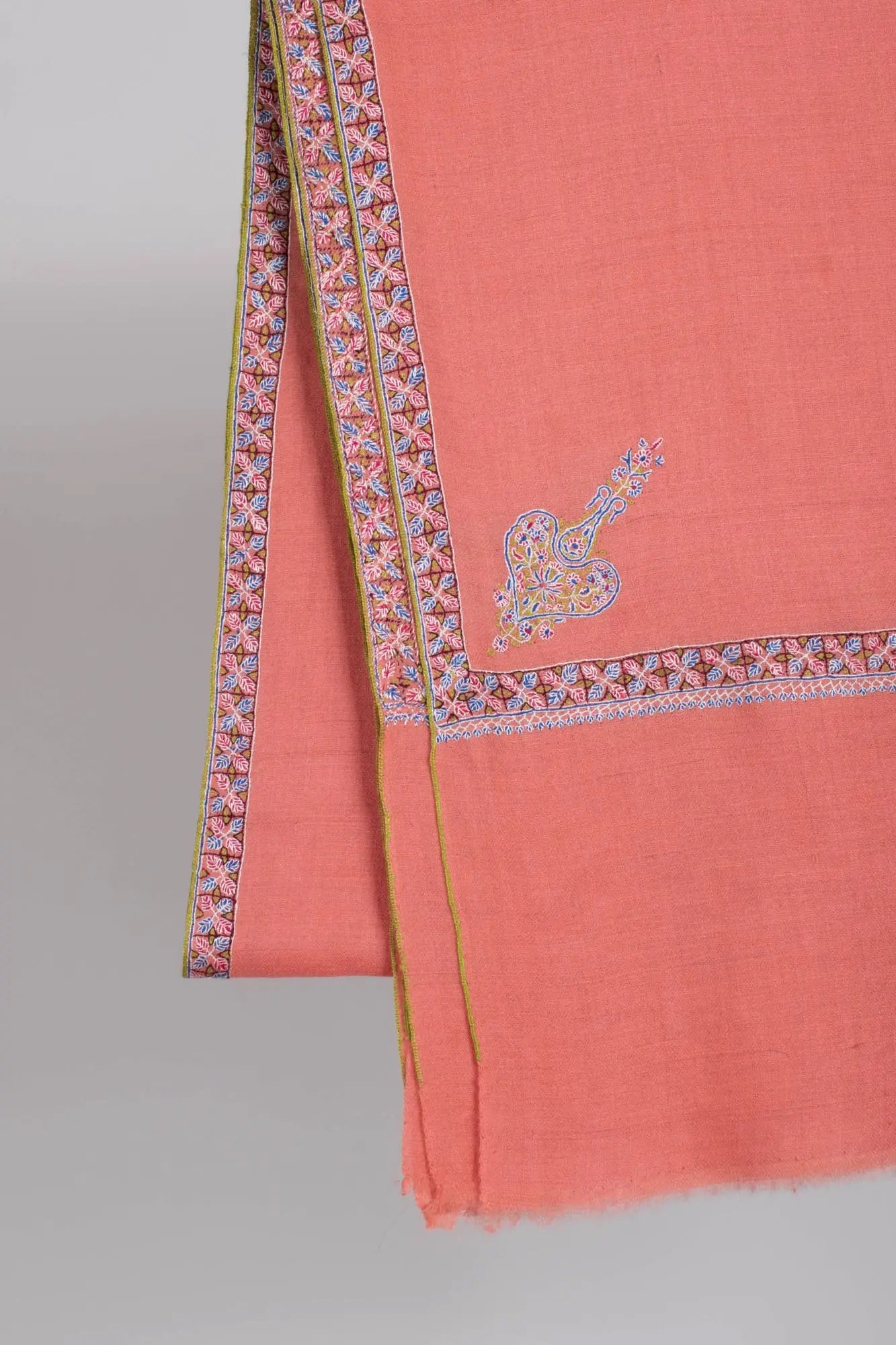 Sozni Embroidered Kashmiri Wrap - KEYNES Shahkaar