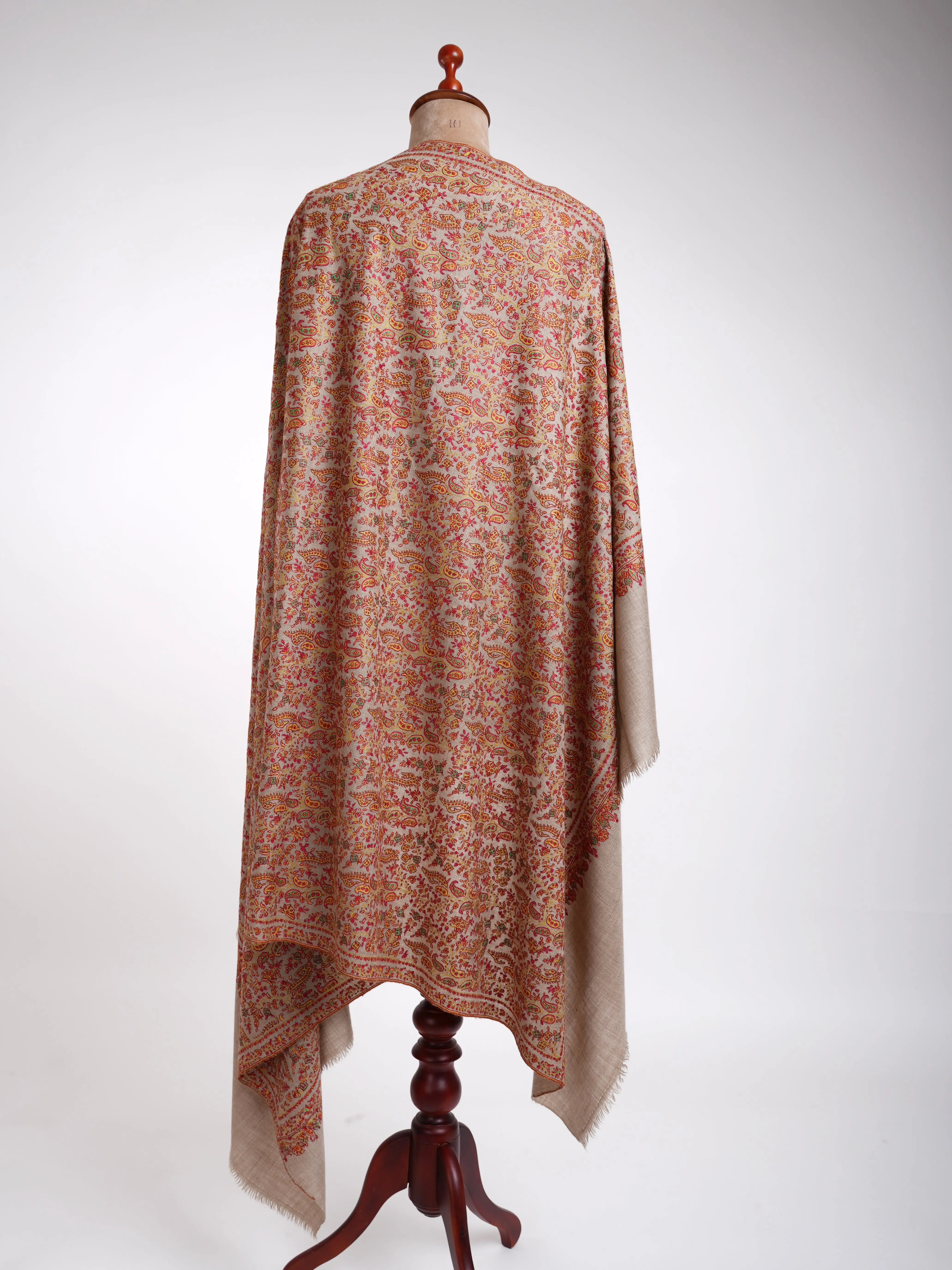 Sozni Handmade Pure Pashmina Shawl Shahkaar