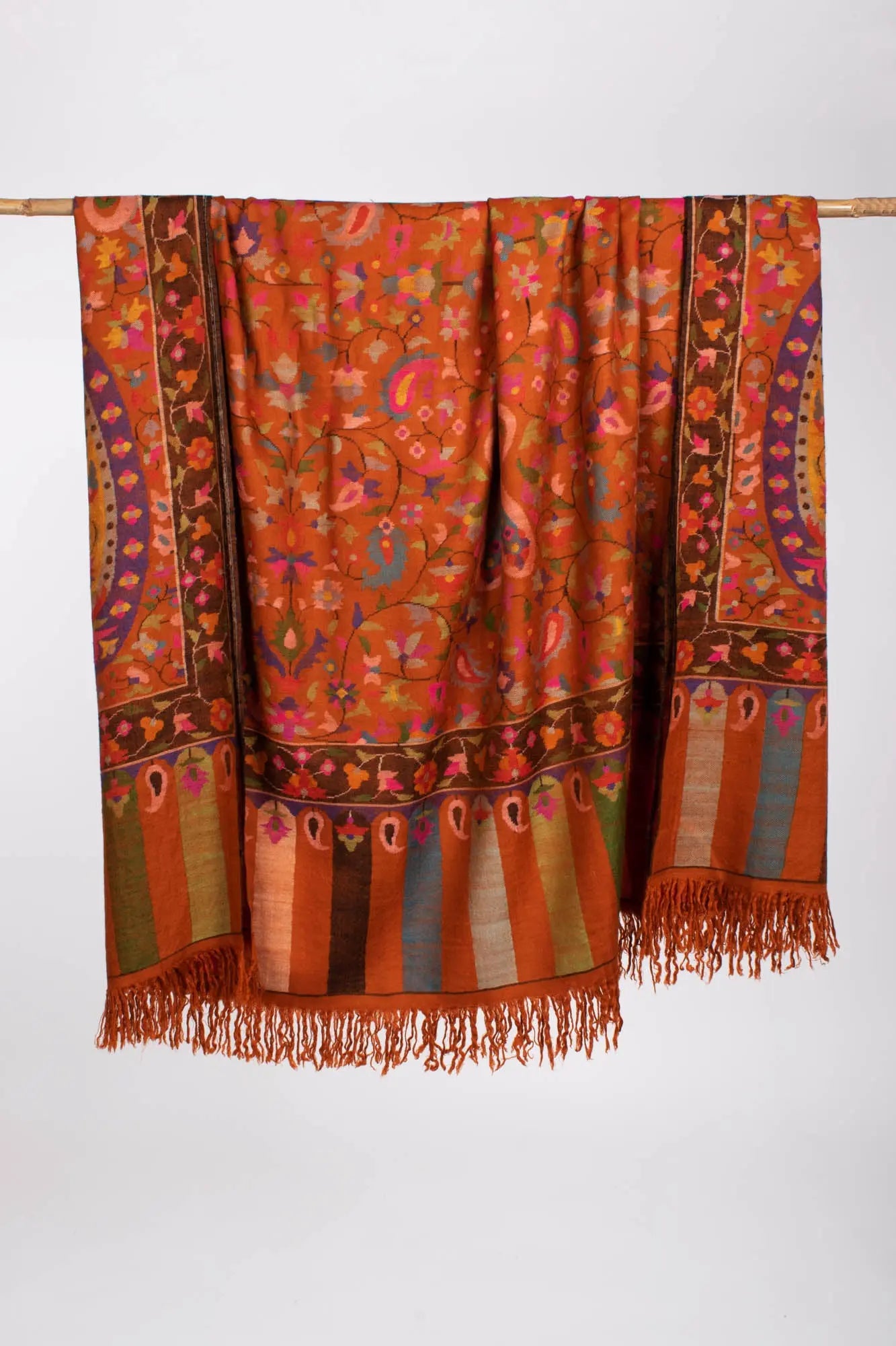 Super XL Kani Pashmina Shawl - CORTEZ Shahkaar