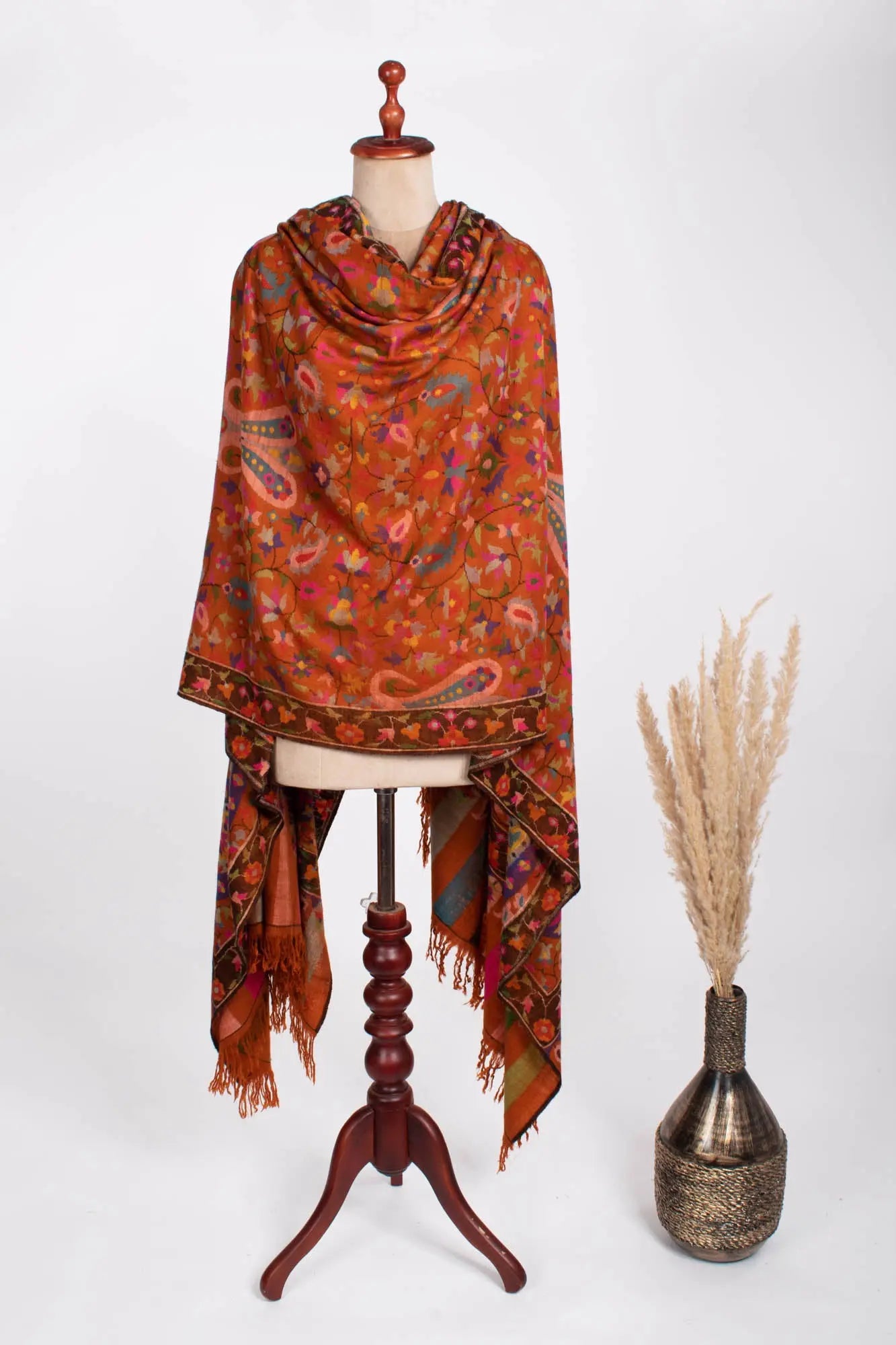 Super XL Kani Pashmina Shawl - CORTEZ Shahkaar