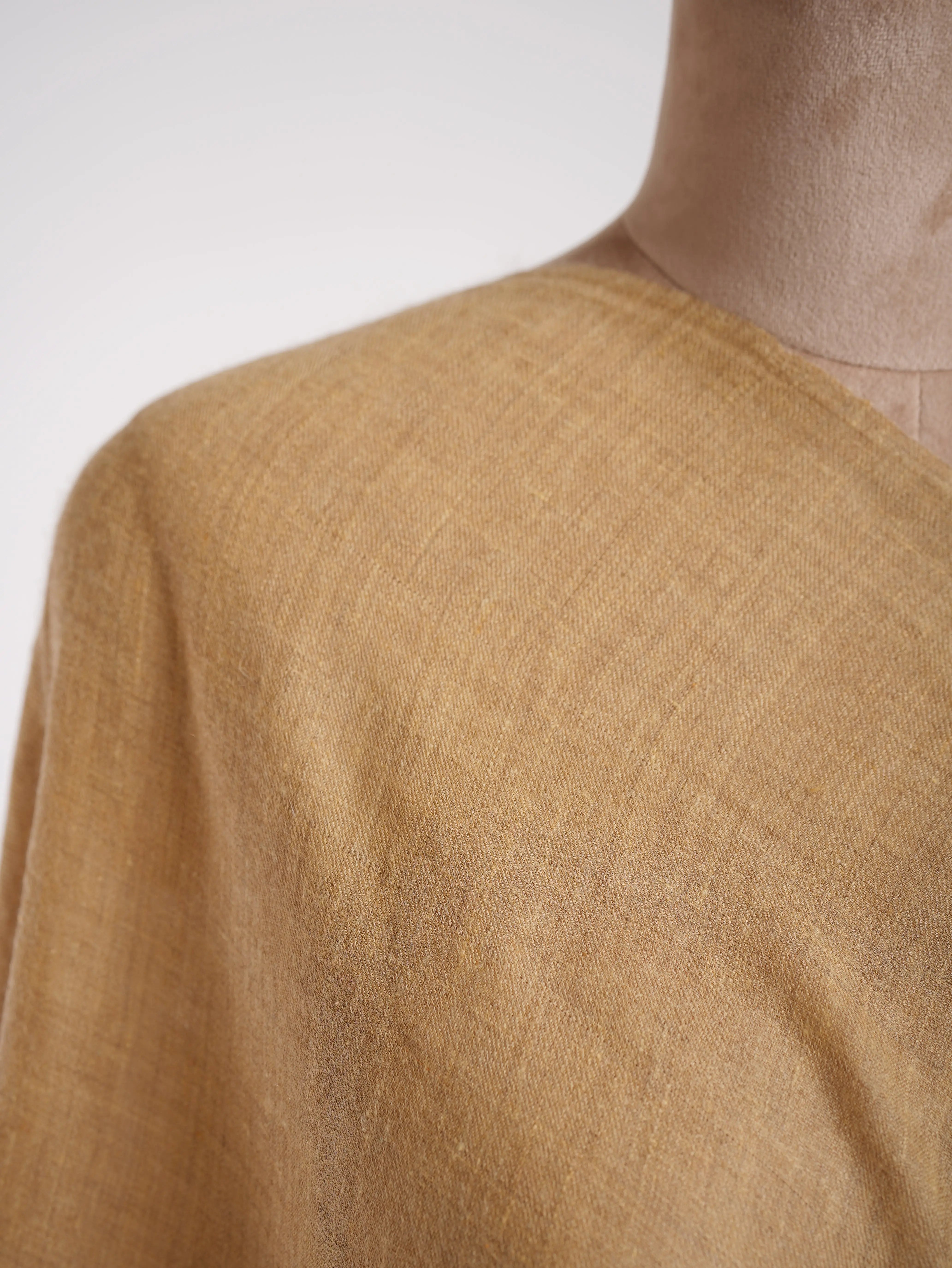 Tangerine Palla Indian Cashmere Scarf Shahkaar