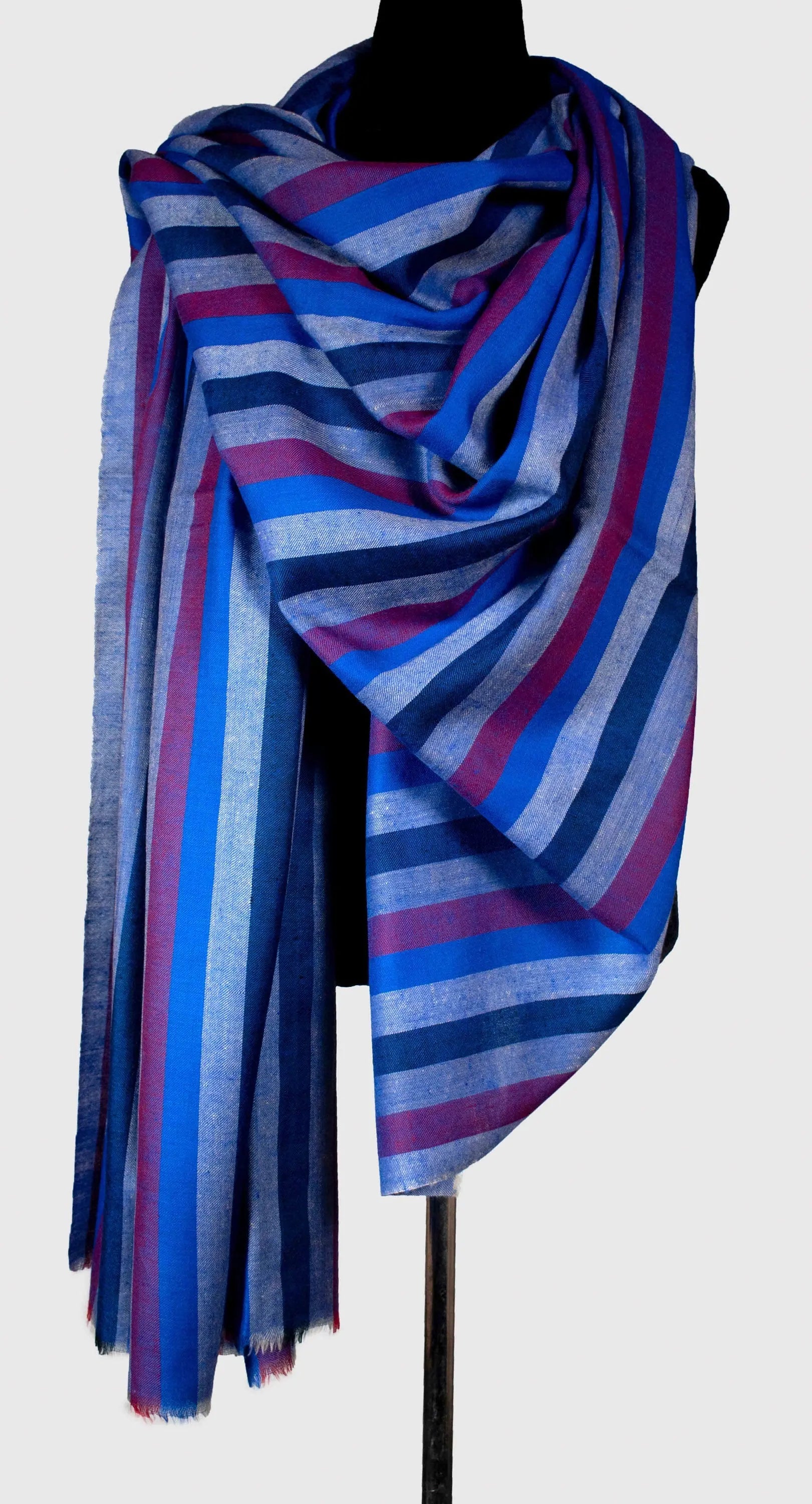 Texture Pure Pashmina/Cashmere Shawl, Handwoven on Hand loom in Kashmir, Luxury, Masterpiece, Gift, King of Wool, Tight Weave Shahkaar