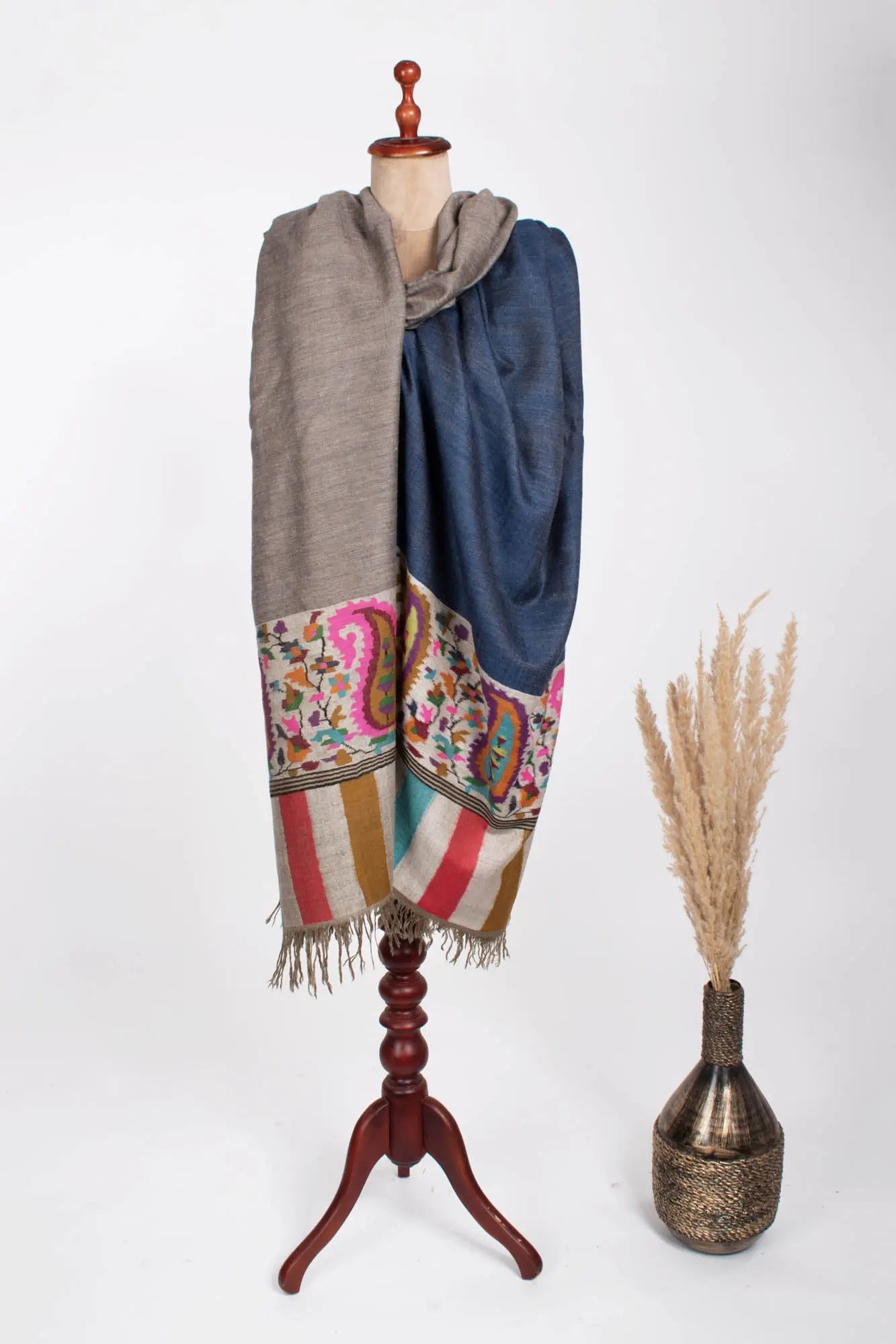 XL Kani Dual Shade Pashmina - KAPAA Shahkaar