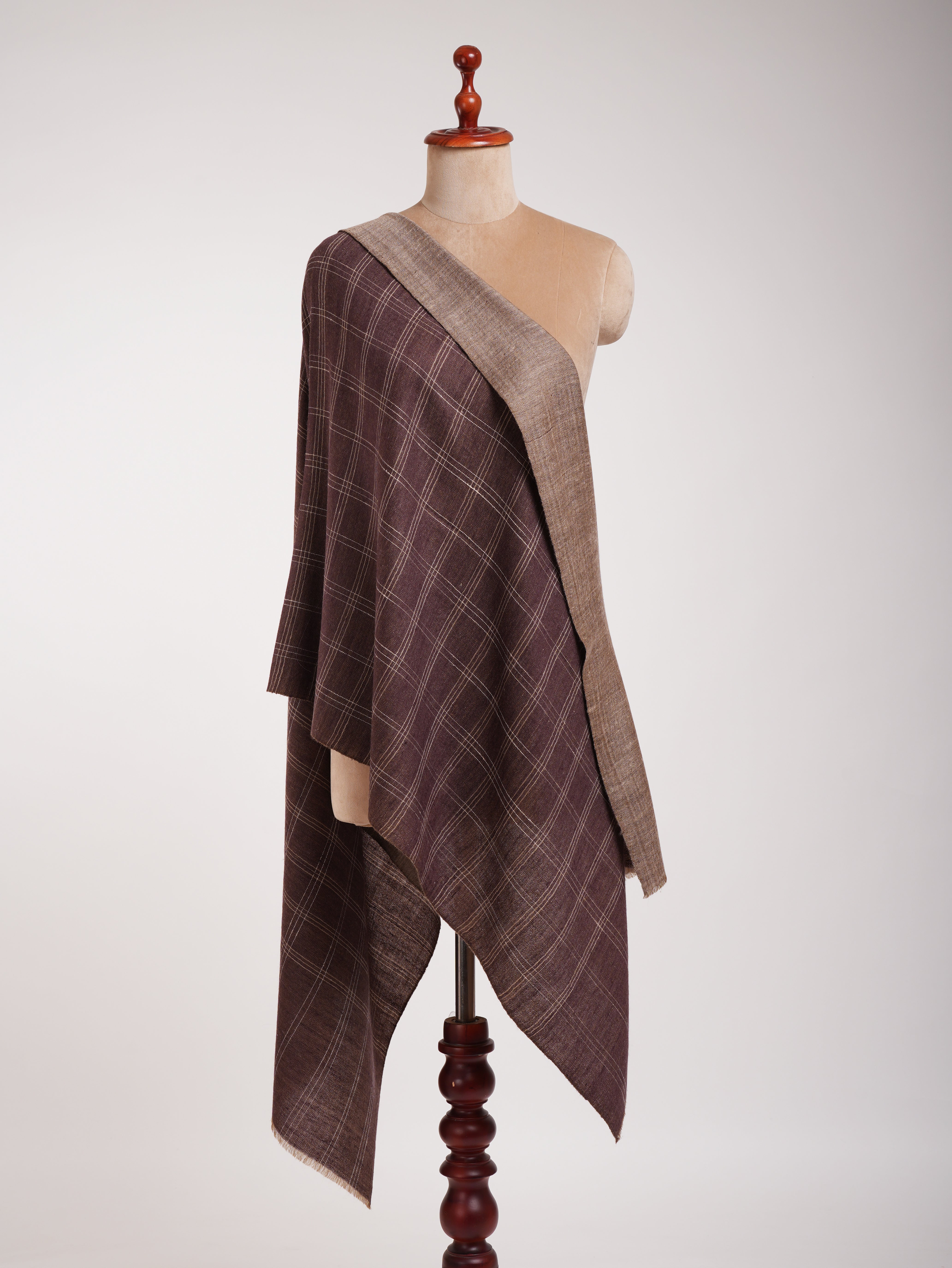 Dorukha Handloomed Indian Cashmere Wrap