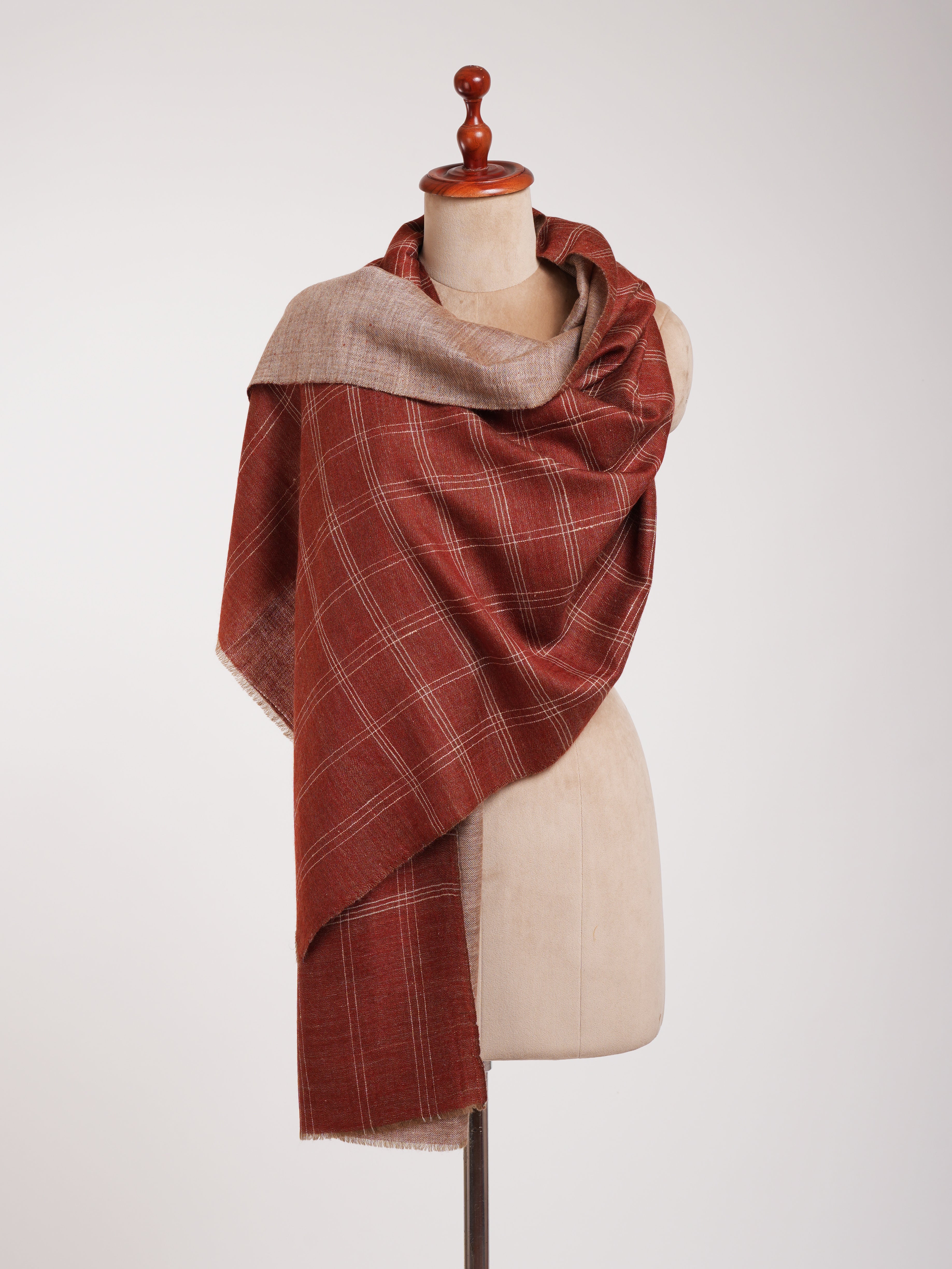 Dorukha Handloomed Indian Cashmere Wrap