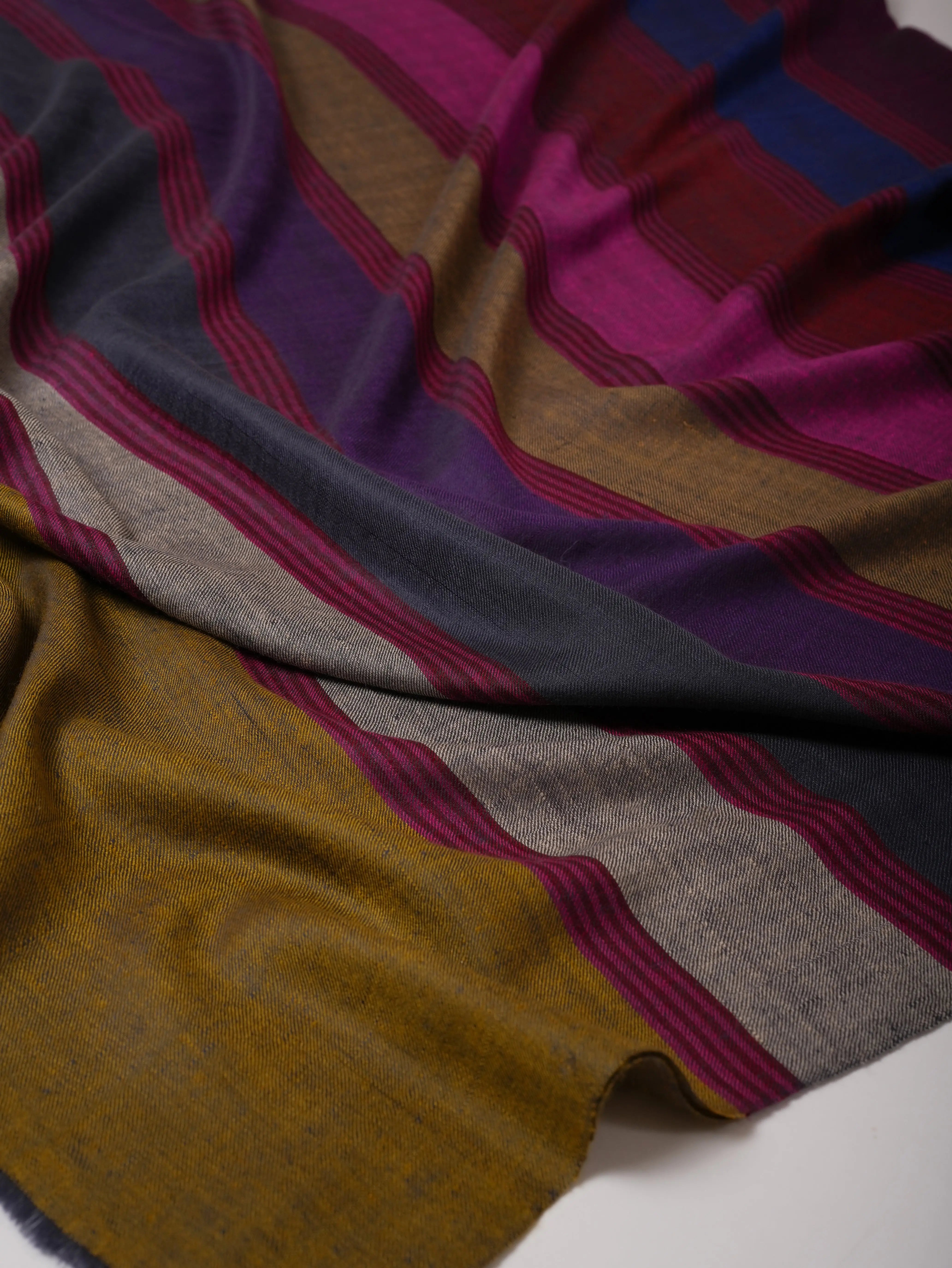 Featherlight Premium Striped Pashmina Shawl Shahkaar