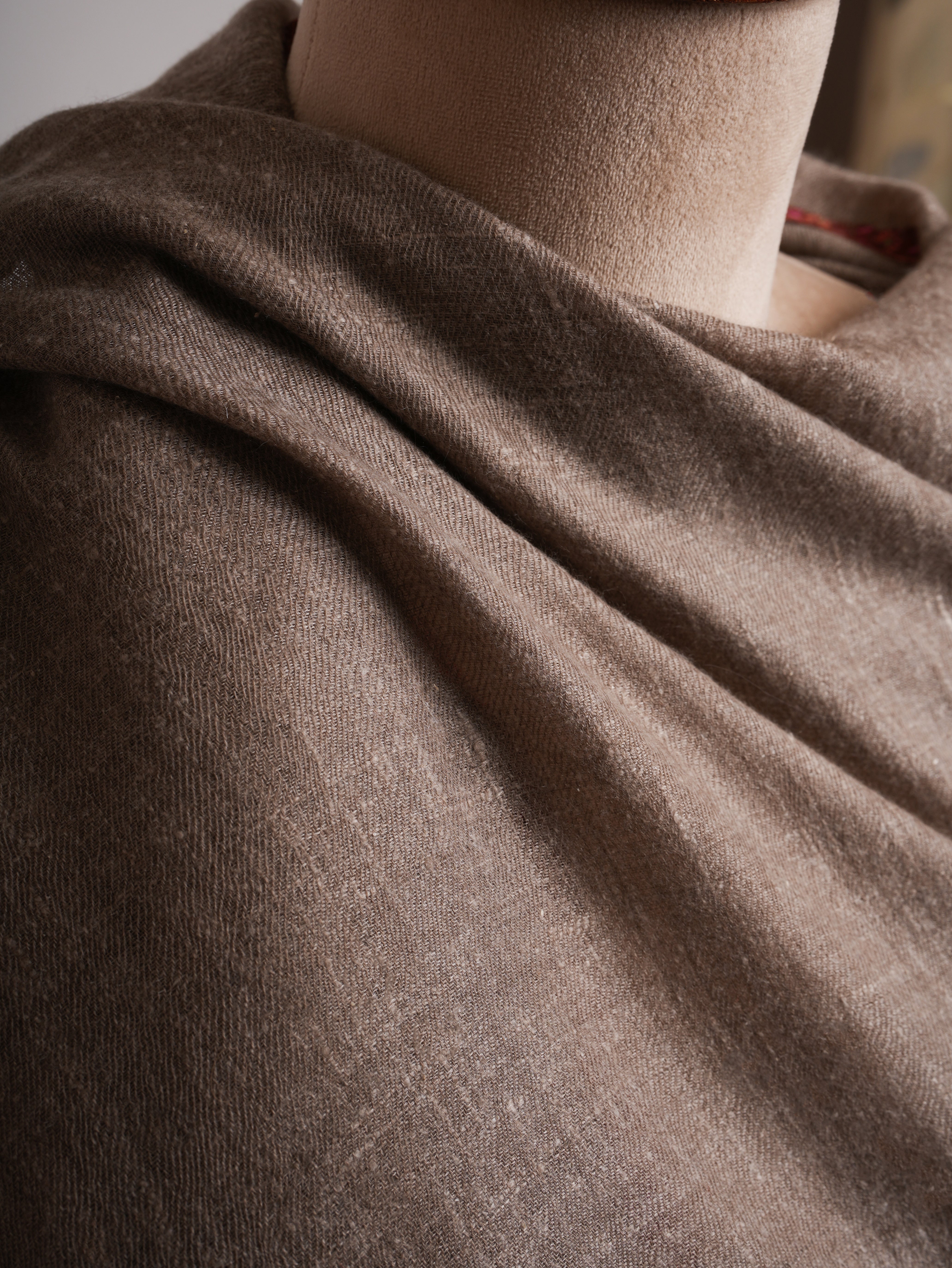 Toosh Color Bail Embroidered Cashmere Scarf