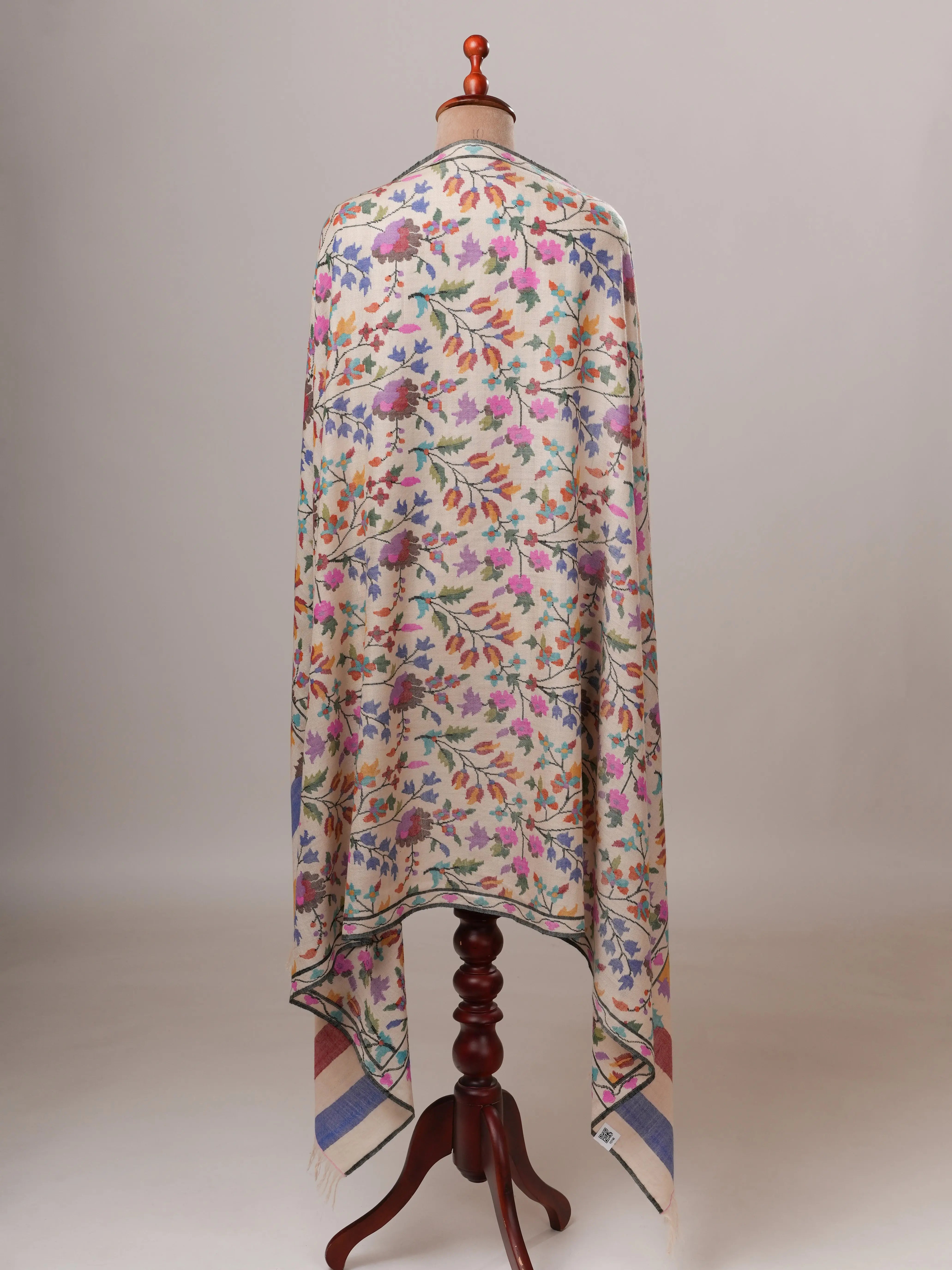 Floral Handwoven Kani Pashmina Shawl Shahkaar Global