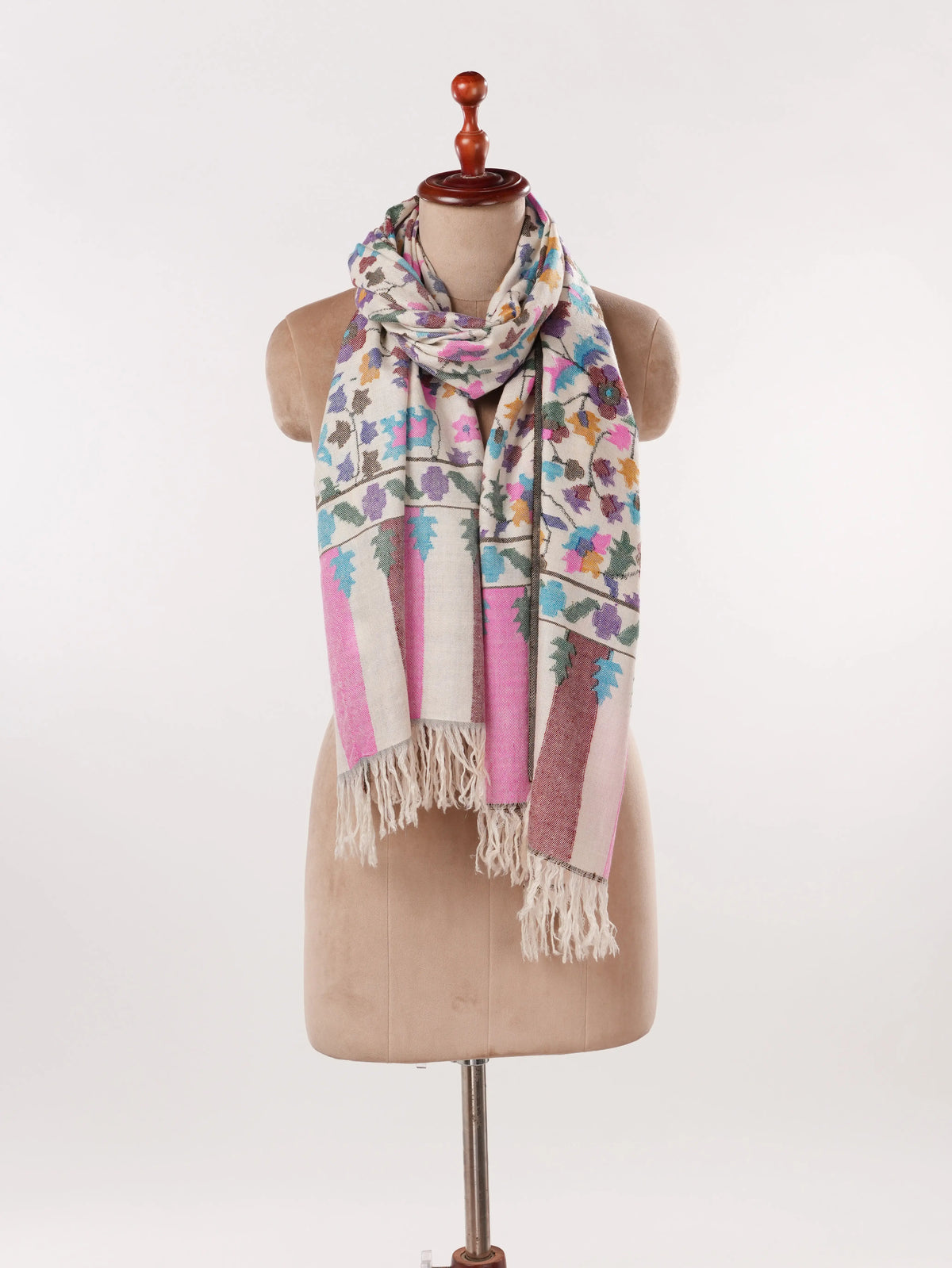 Kani Handwoven Soft Cashmere Scarf Shahkaar.com