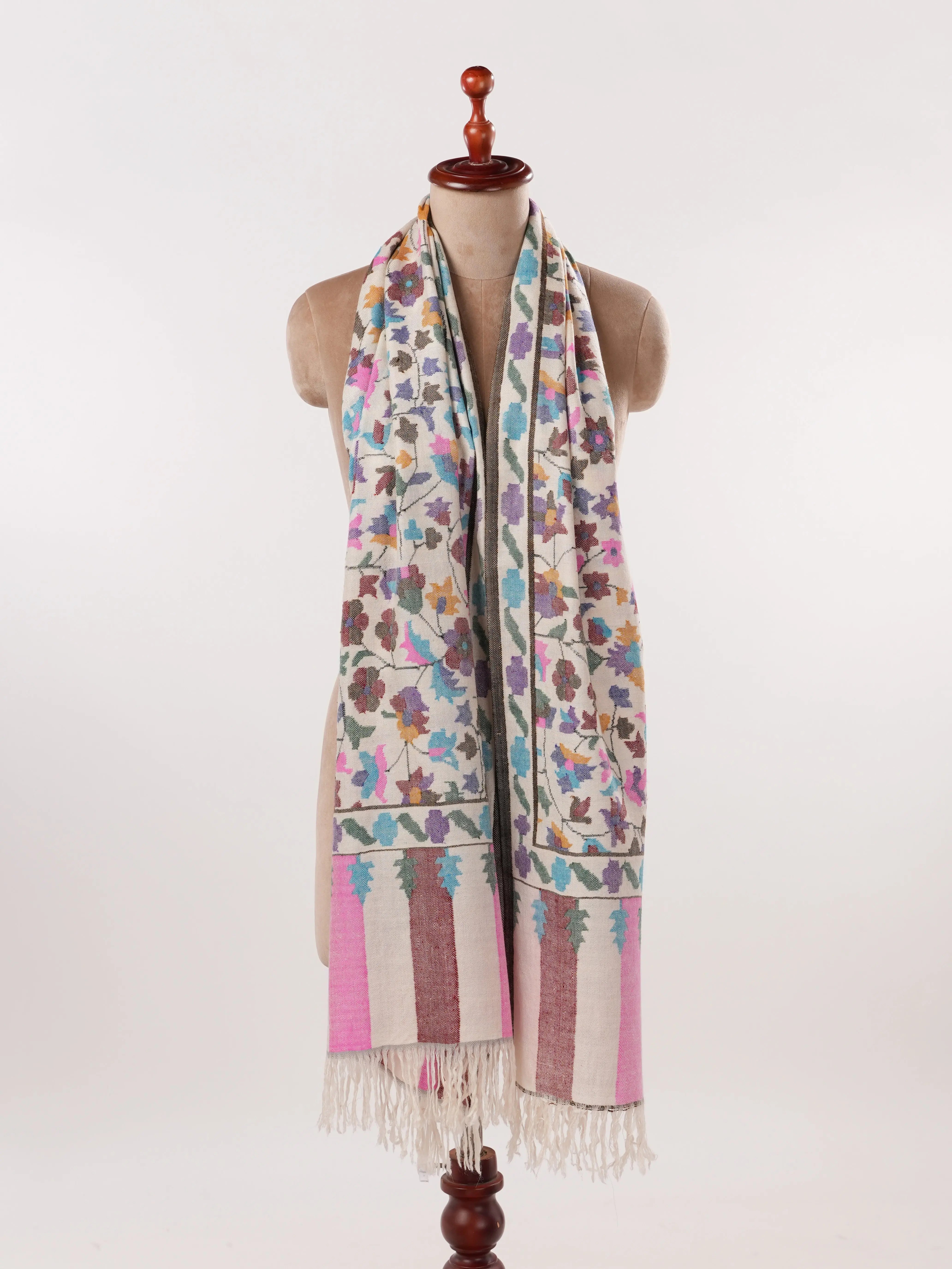 Kani Handwoven Soft Cashmere Scarf Shahkaar.com