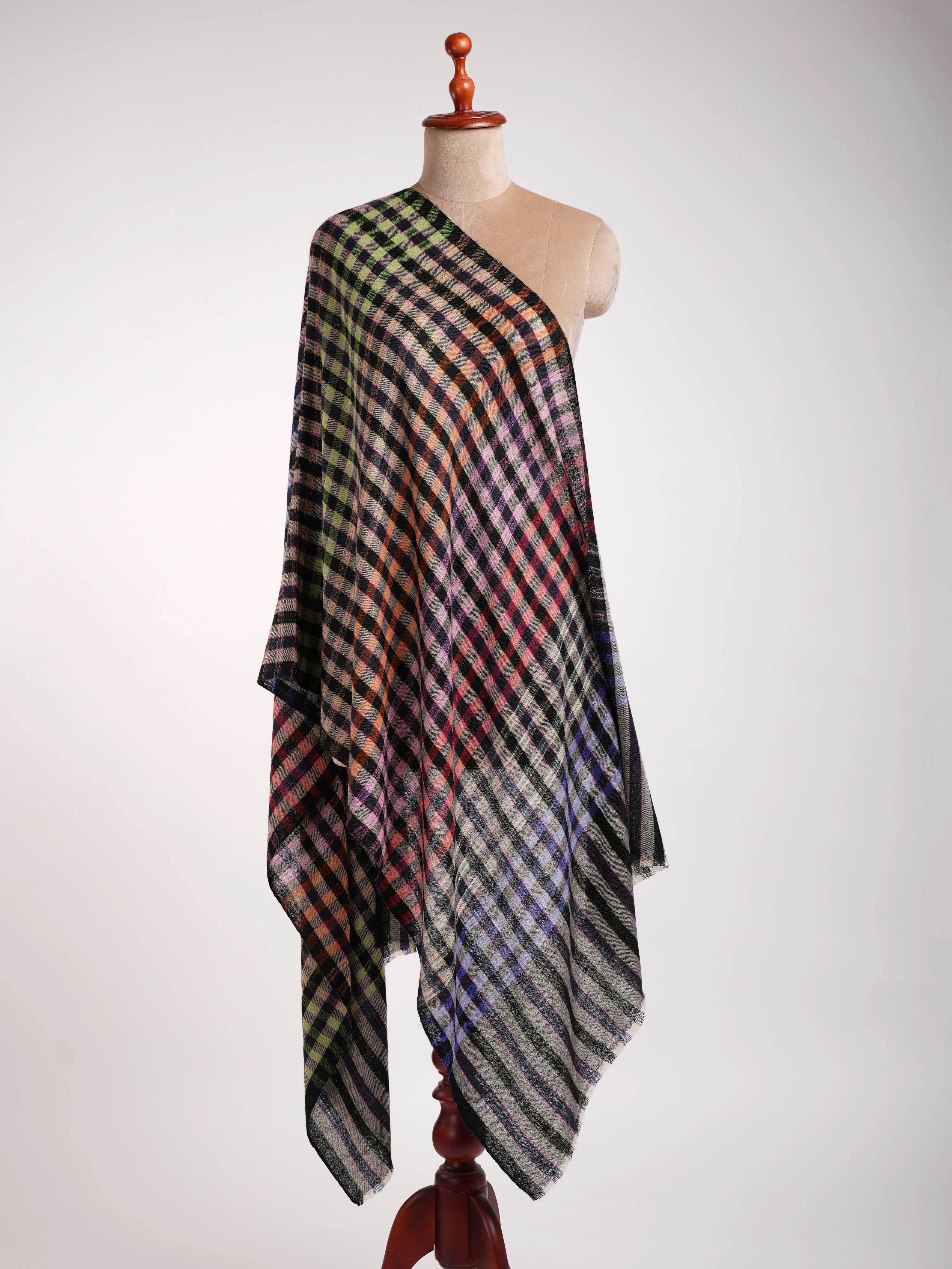 Baby Soft Contemporary Handwoven Cashmere Scarf Shahkaar