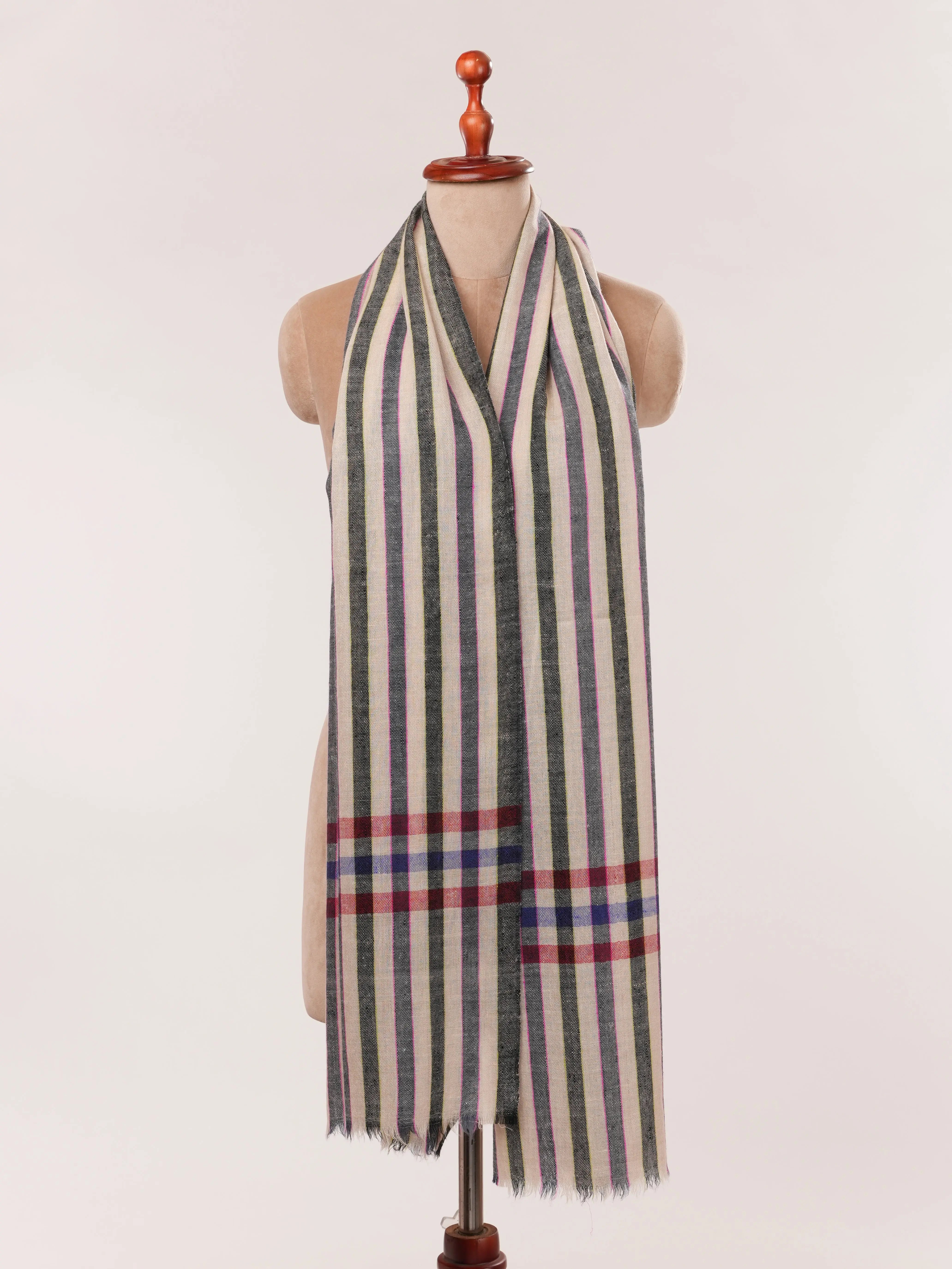 Featherlight Handwoven Baby Soft Indian Cashmere Scarf Shahkaar.com