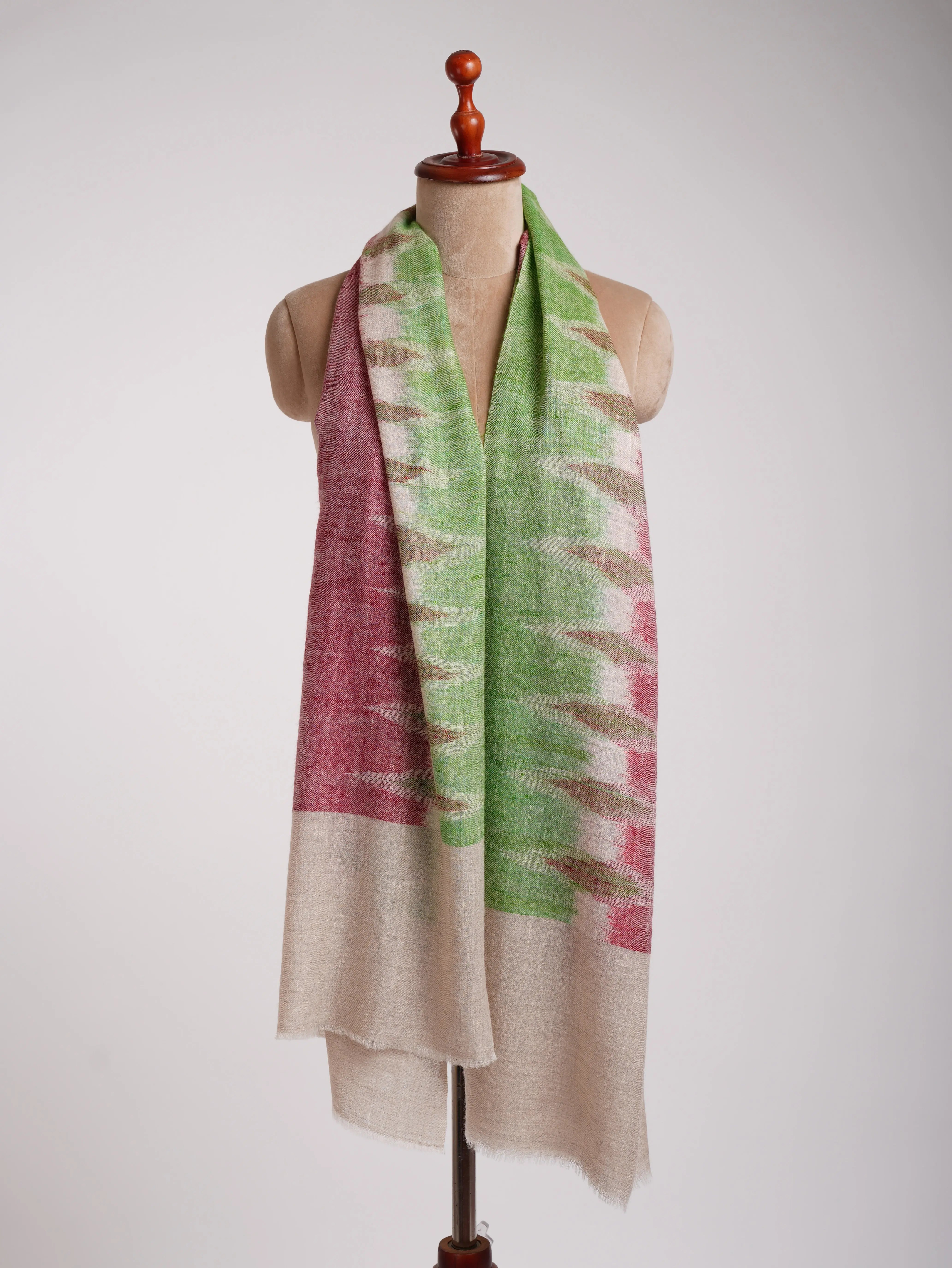 Handwoven Baby Soft Featherlight Contemporary Cashmere Scarf Shahkaar