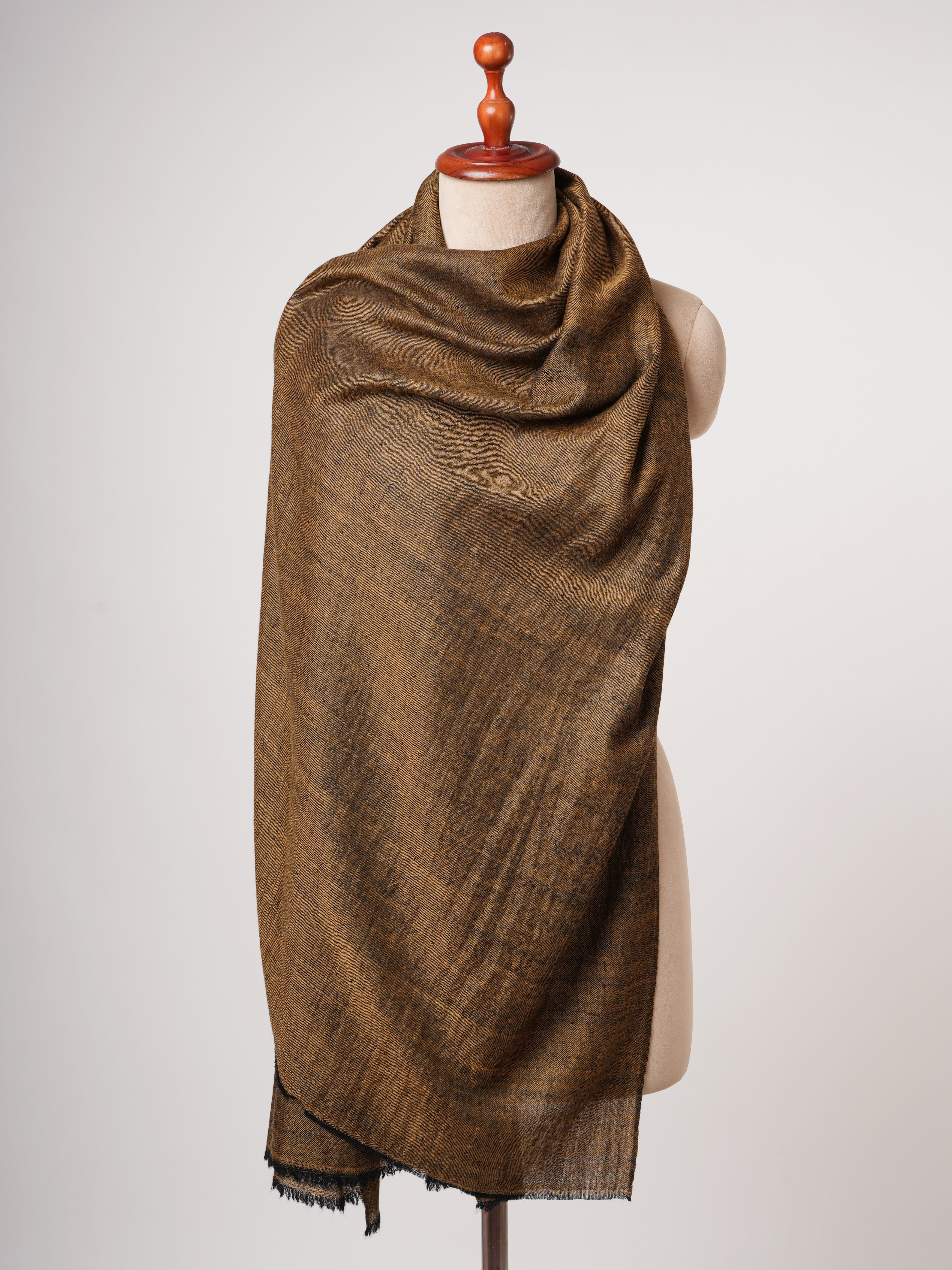Featherlight Baby Soft Golden Luxurious Cashmere Scarf – Lightweight & Elegant