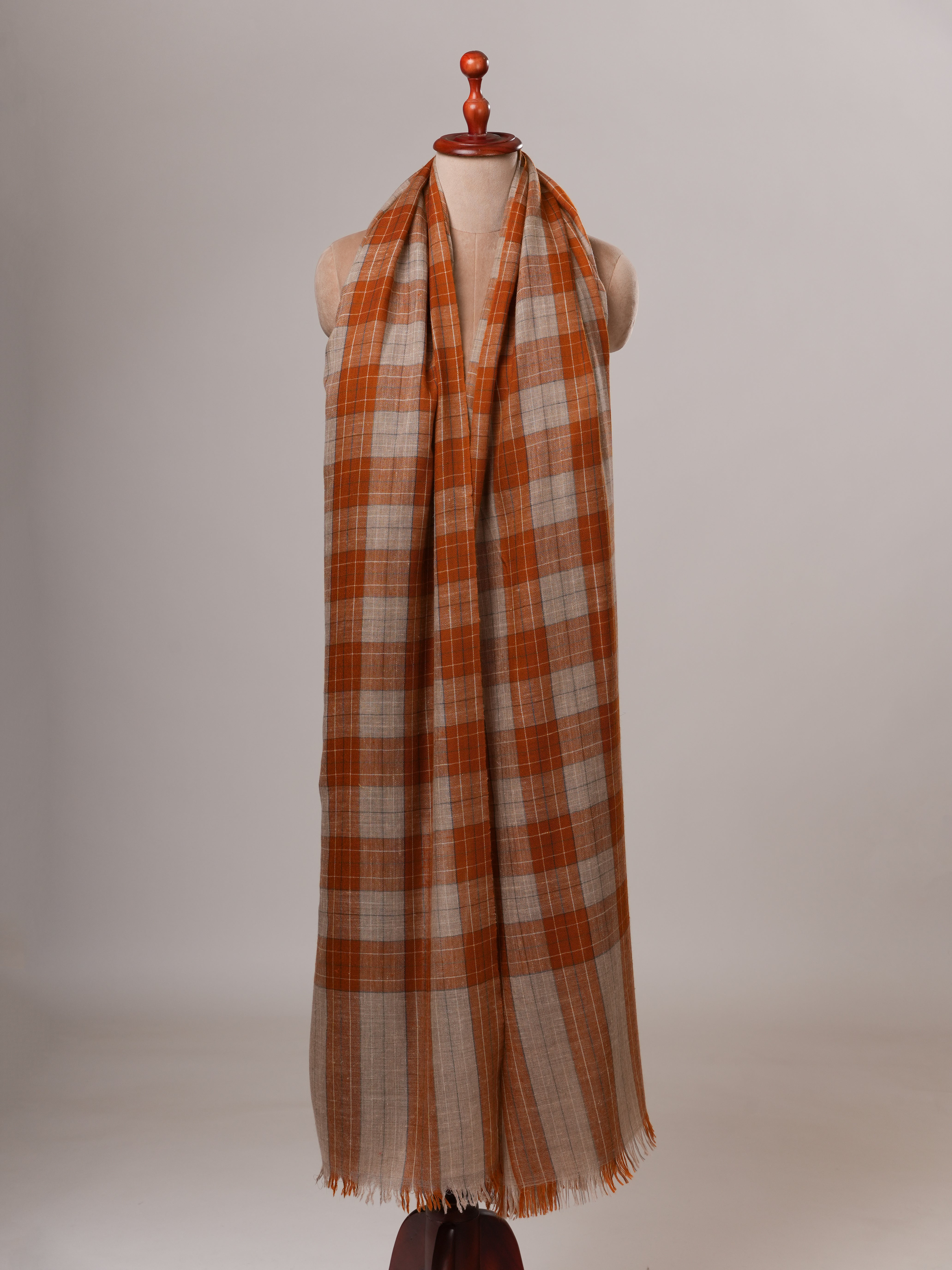 Lightweight Soft Oversized Handwoven Pashmina Shawl Shahkaar