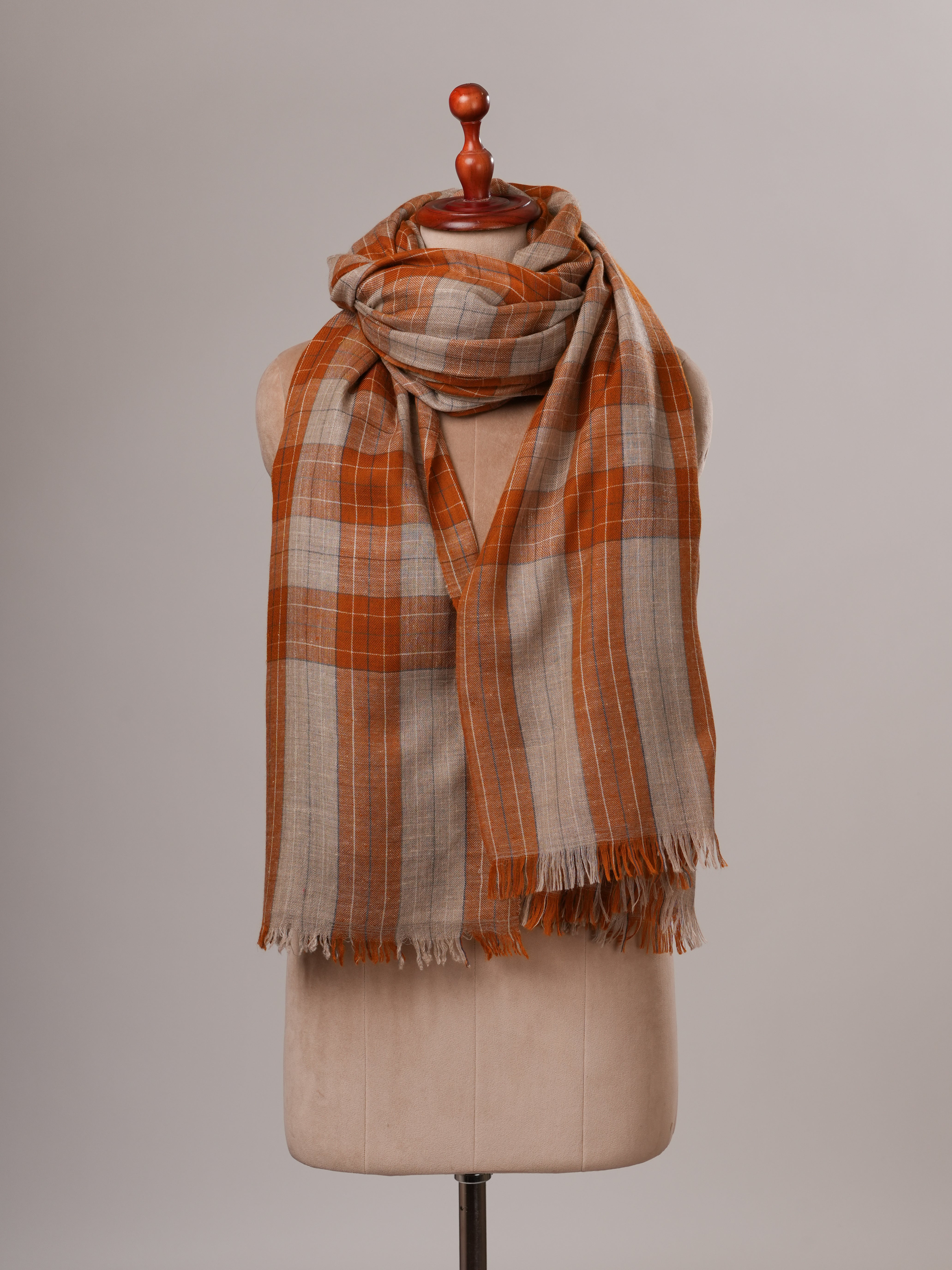 Lightweight Soft Oversized Handwoven Pashmina Shawl Shahkaar