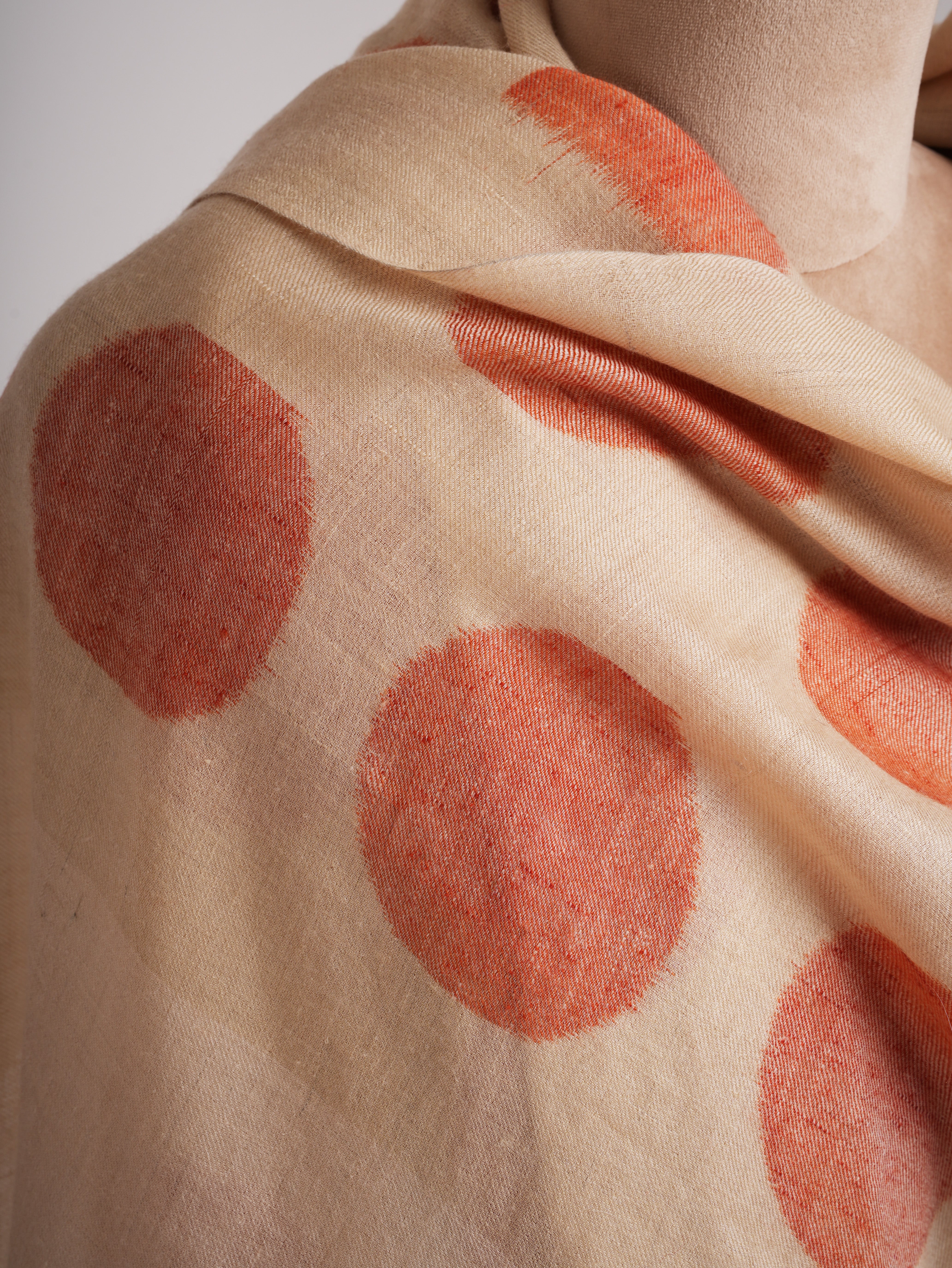 Polka Dots Space Dye Pashmina Wrap