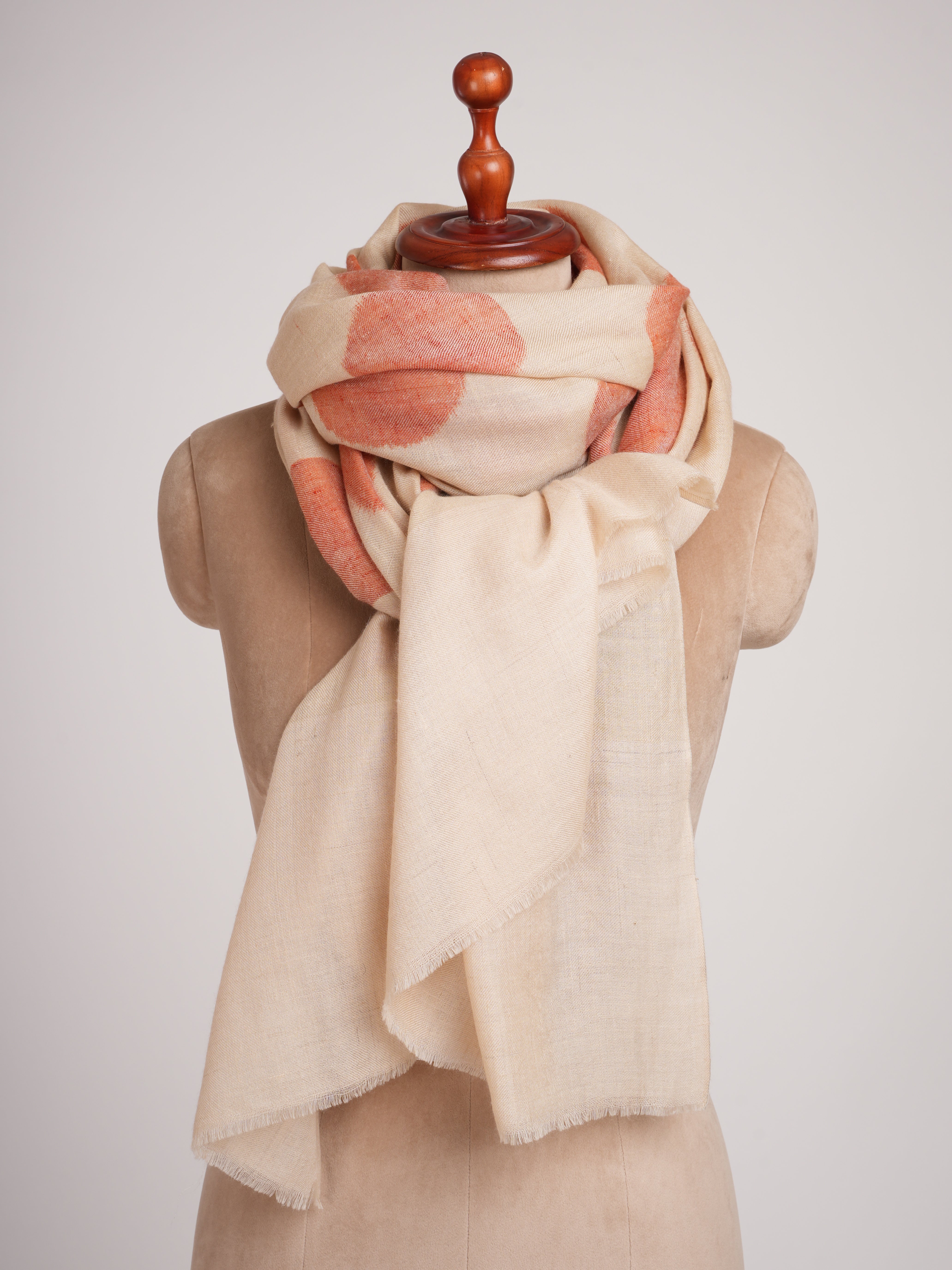 Polka Dots Space Dye Pashmina Wrap