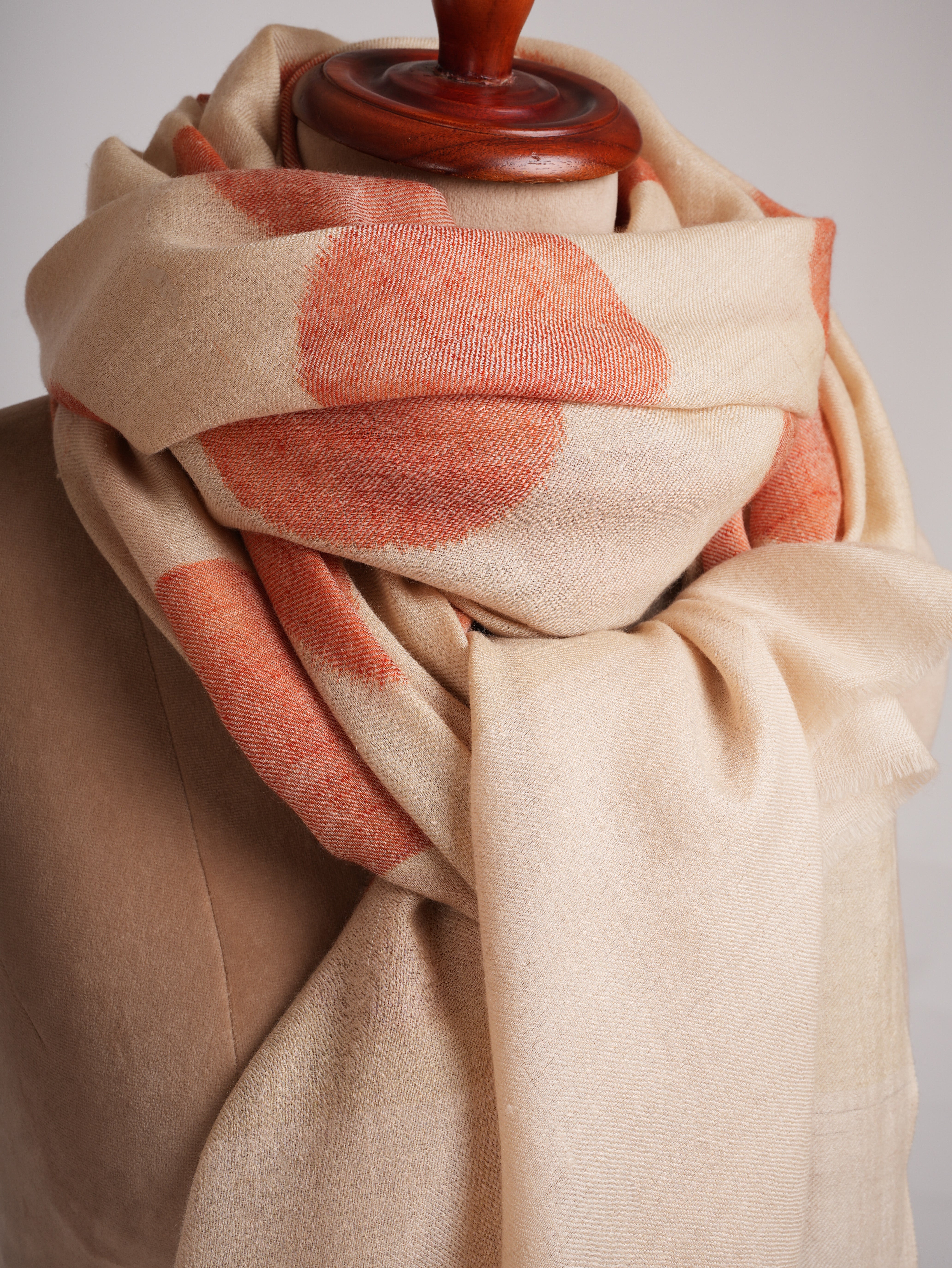 Polka Dots Space Dye Pashmina Wrap