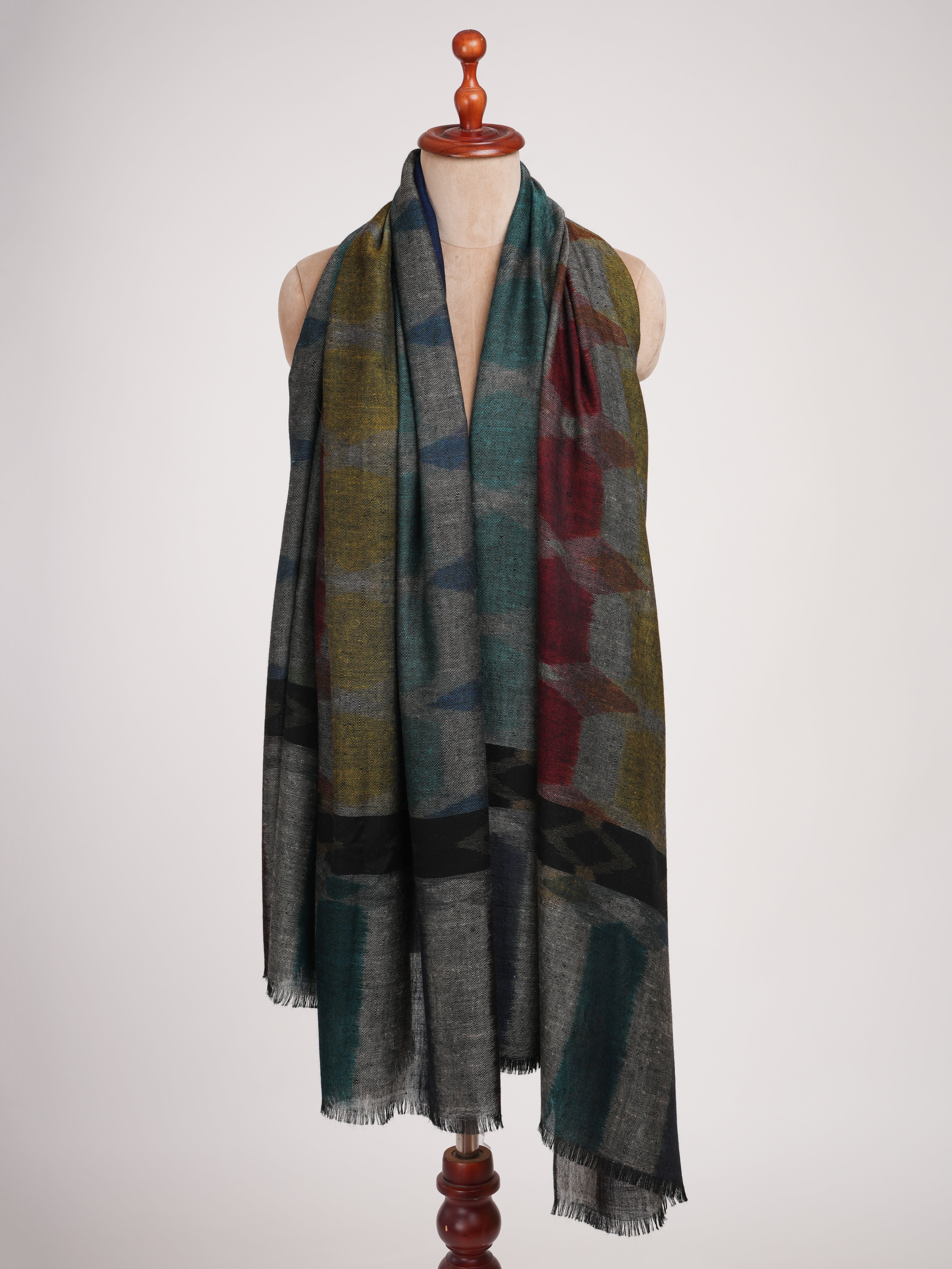 Space Dye Handwoven Stylish Pashmina Shawl