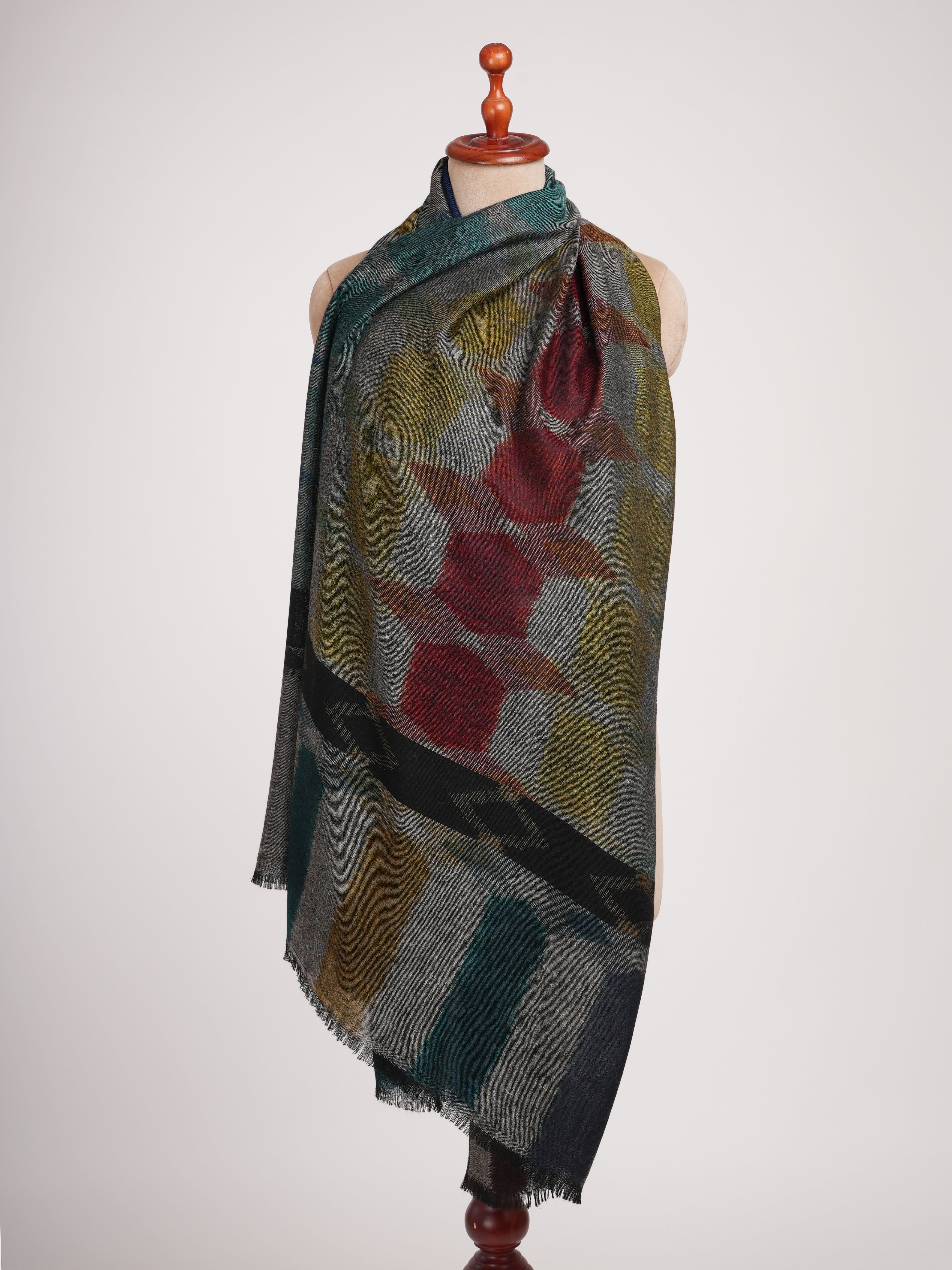 Space Dye Handwoven Stylish Pashmina Shawl