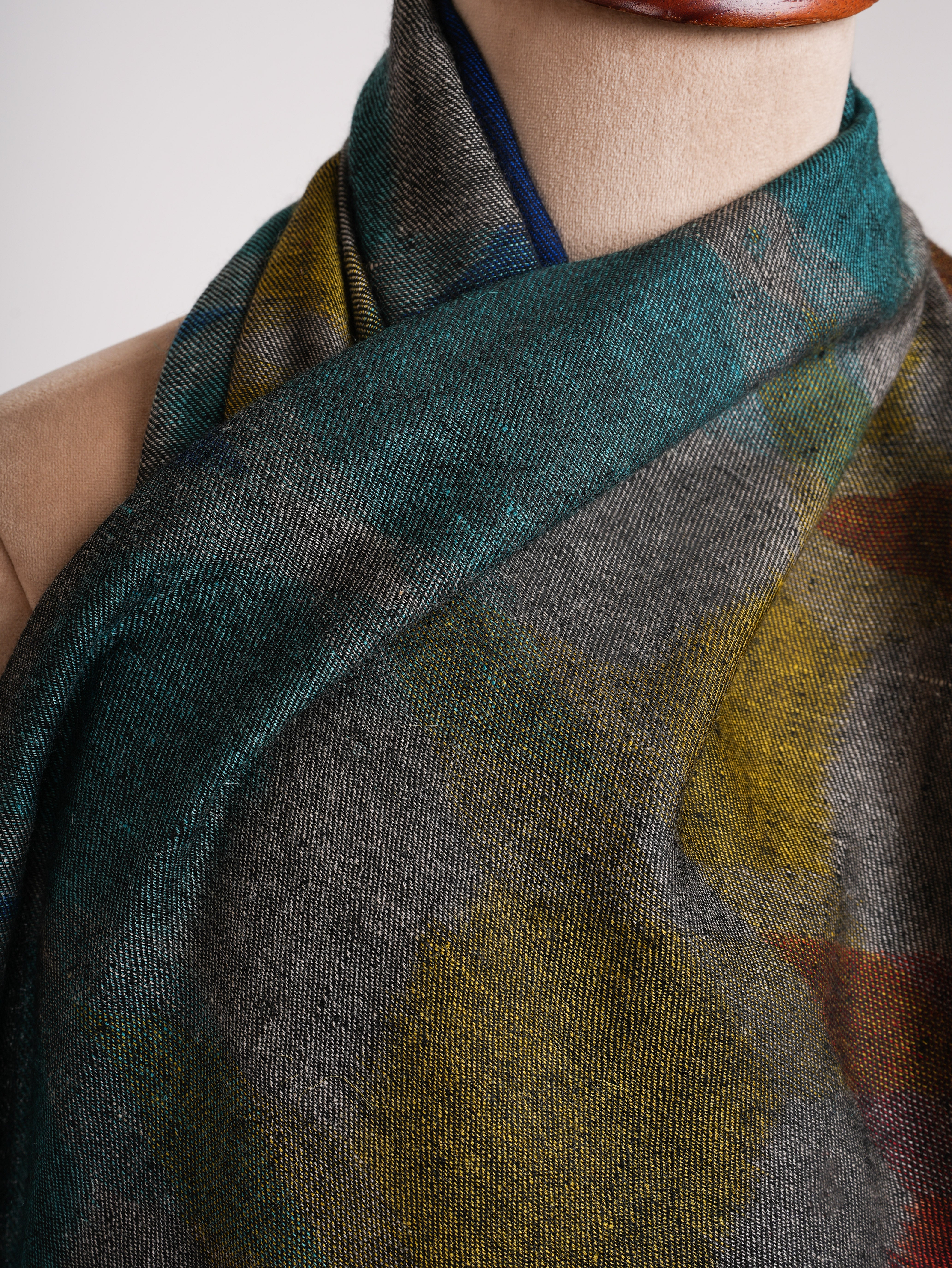 Space Dye Handwoven Stylish Pashmina Shawl
