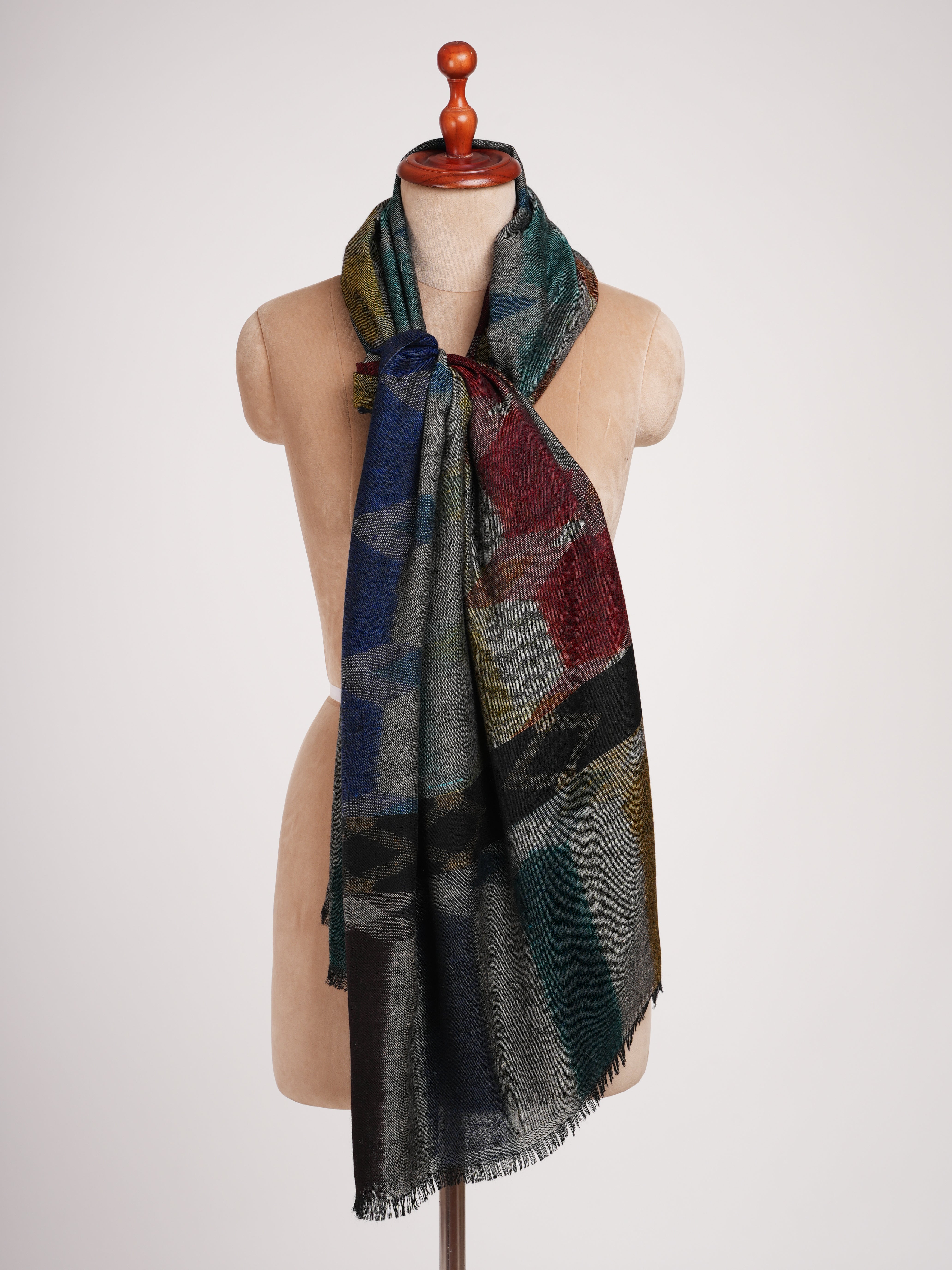 Space Dye Handwoven Stylish Pashmina Shawl