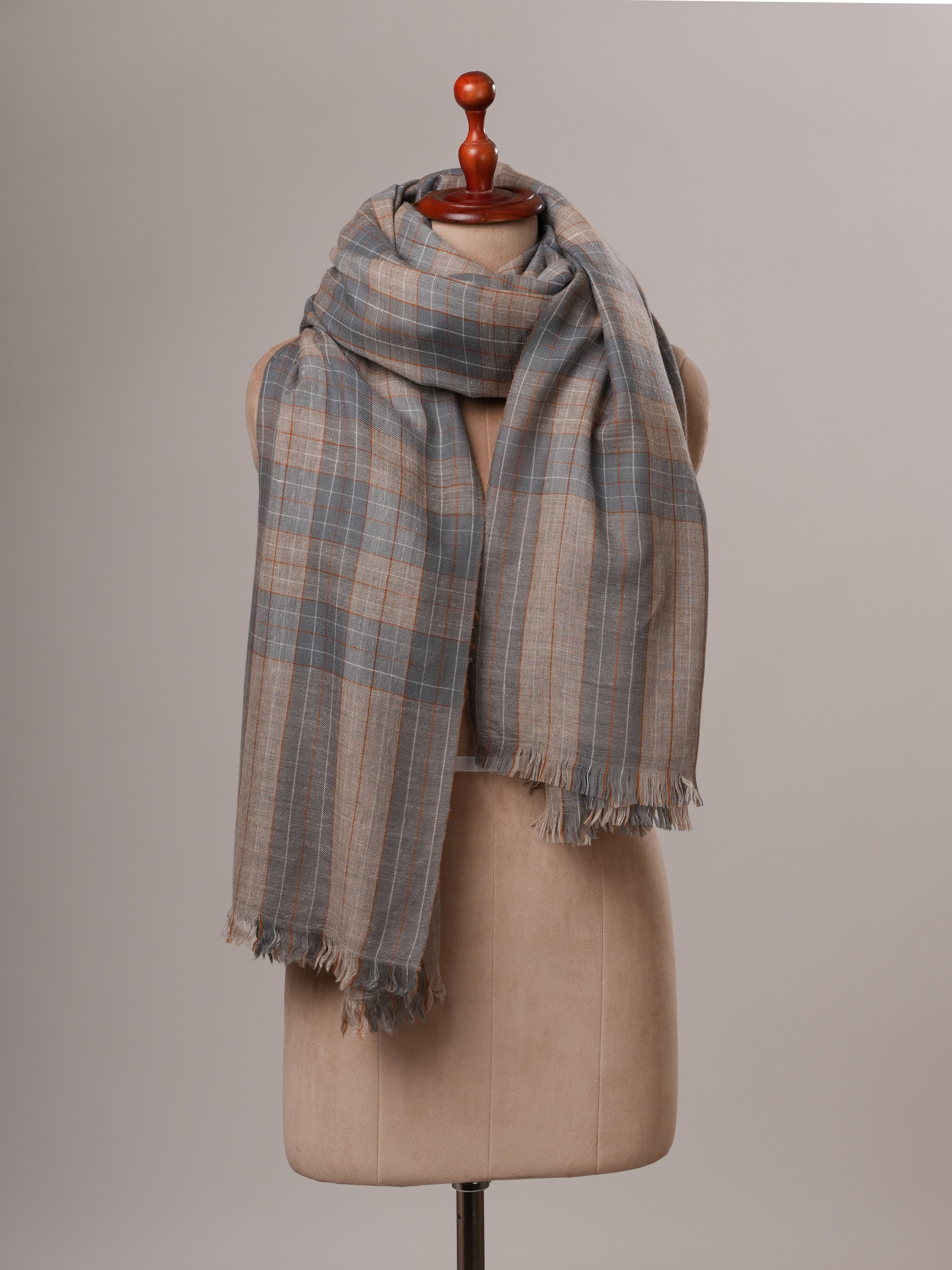 Oversized Handloomed Baby Soft Kashmiri Pashmina Shawl Shahkaar