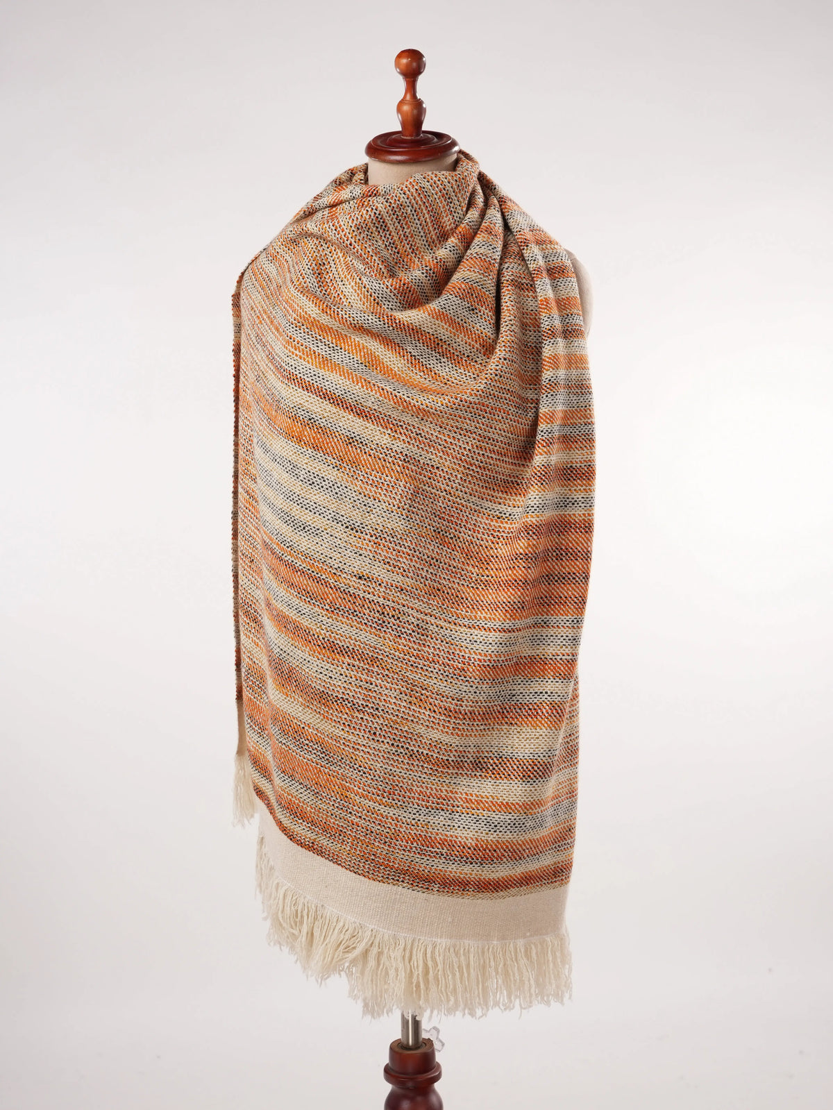 Handspun Thick Handwoven Pure Pashmina Shawl